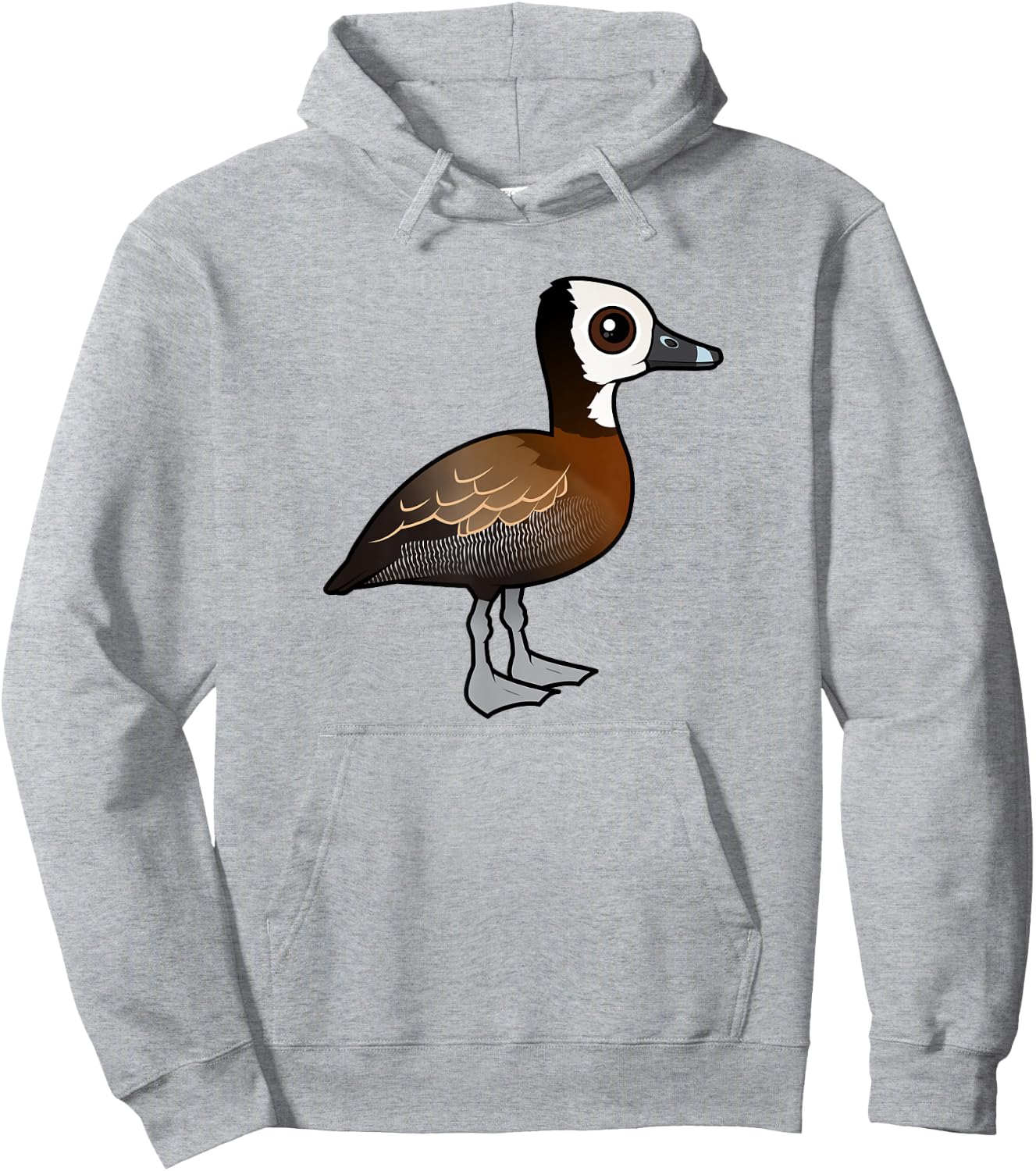 Birdorable White-faced Whistling-Duck Hoodie - Hoodie | Ash