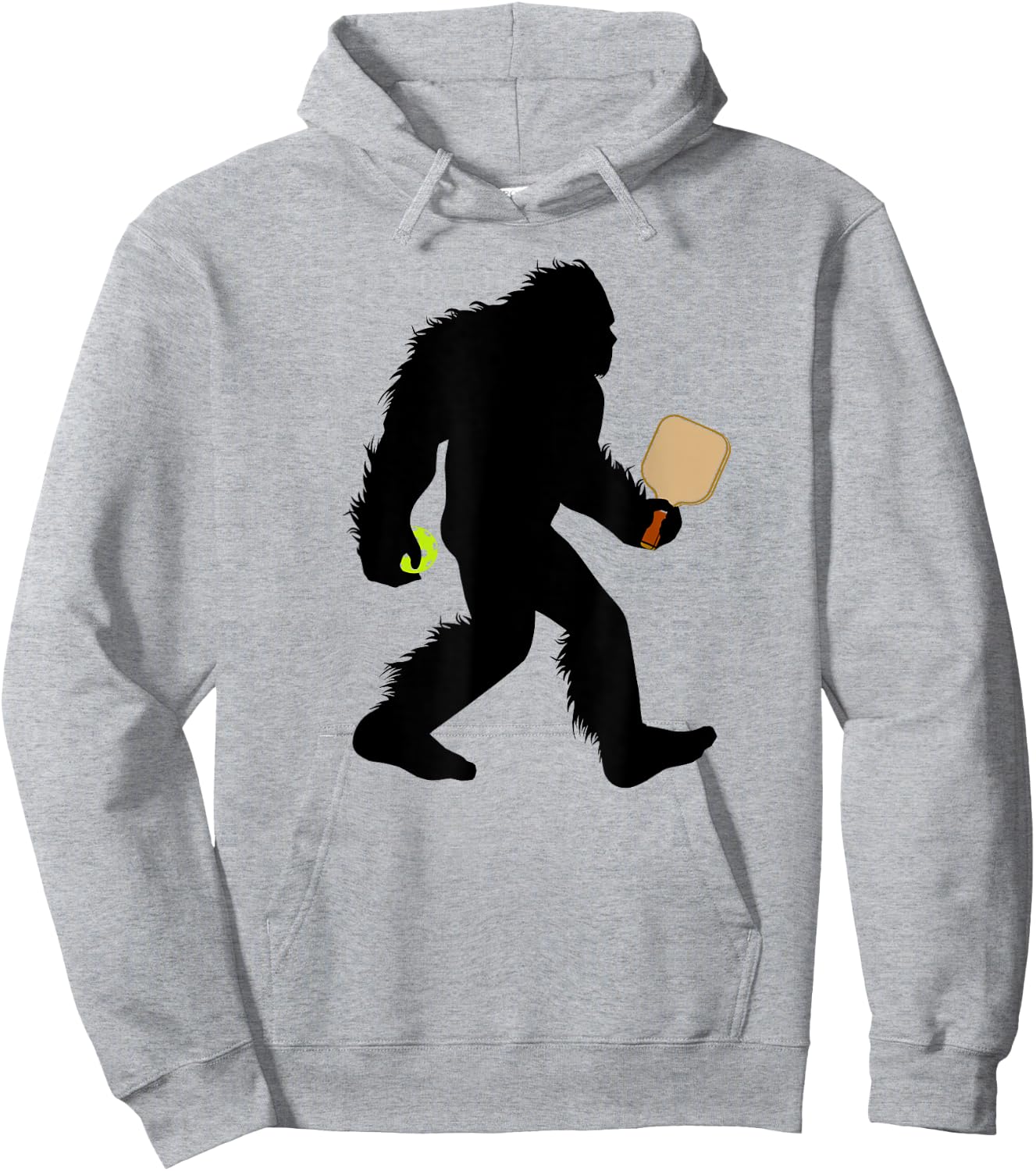 Bigfoot Pickleball Sport Dinker Sasquatch Hoodie - Hoodie | Ash