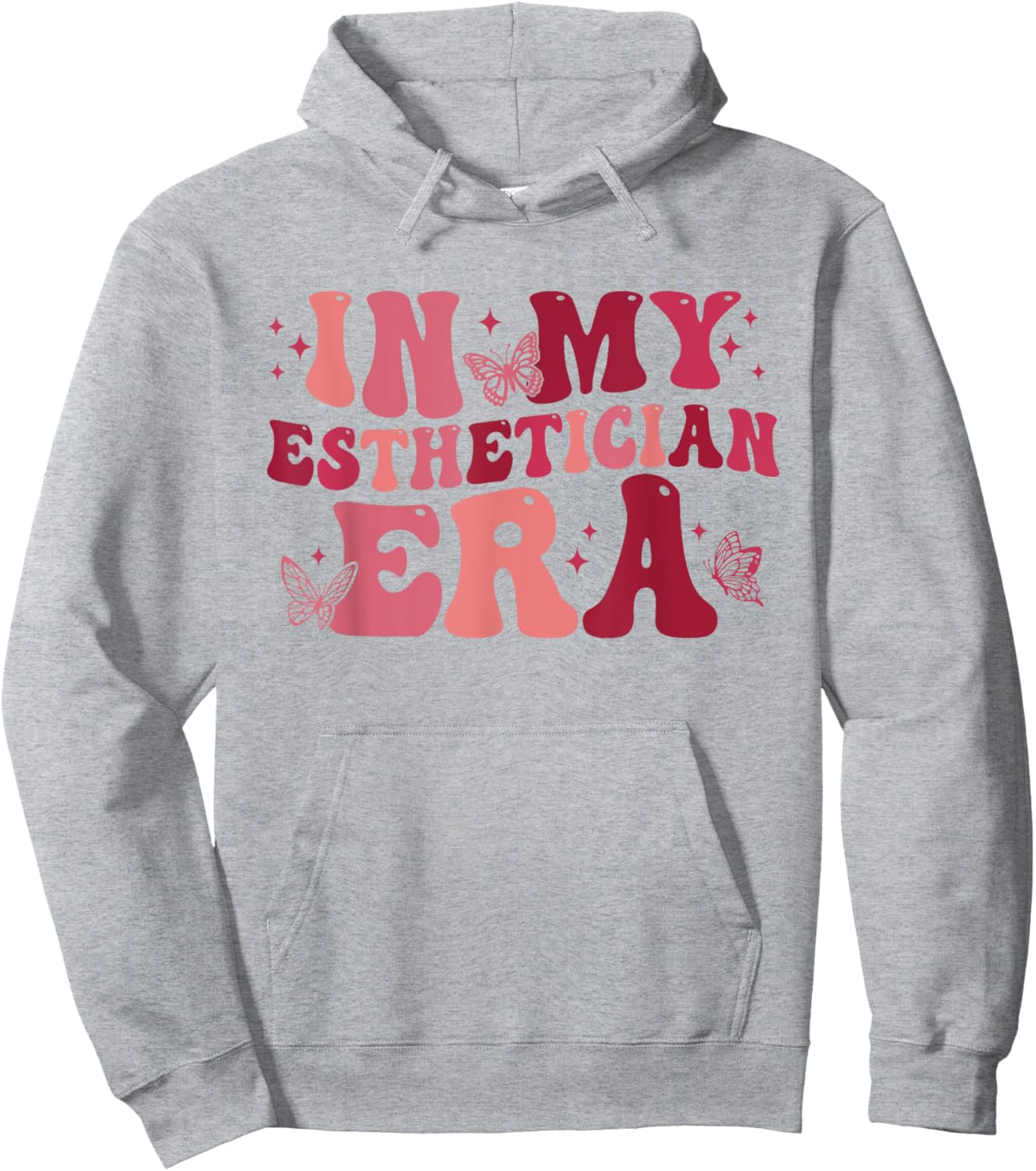 In My Esthetician Era Retro Groovy Beautician Makeup Artist Hoodie - Hoodie | Ash