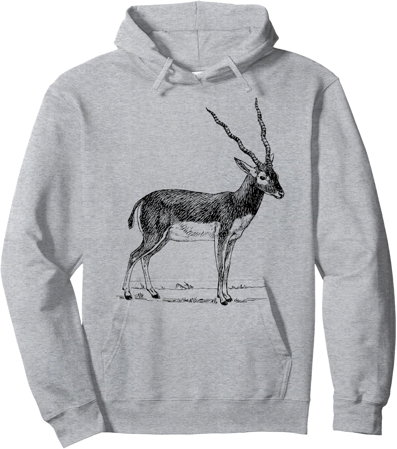 Antelope Animal Hoodie - Hoodie | Ash