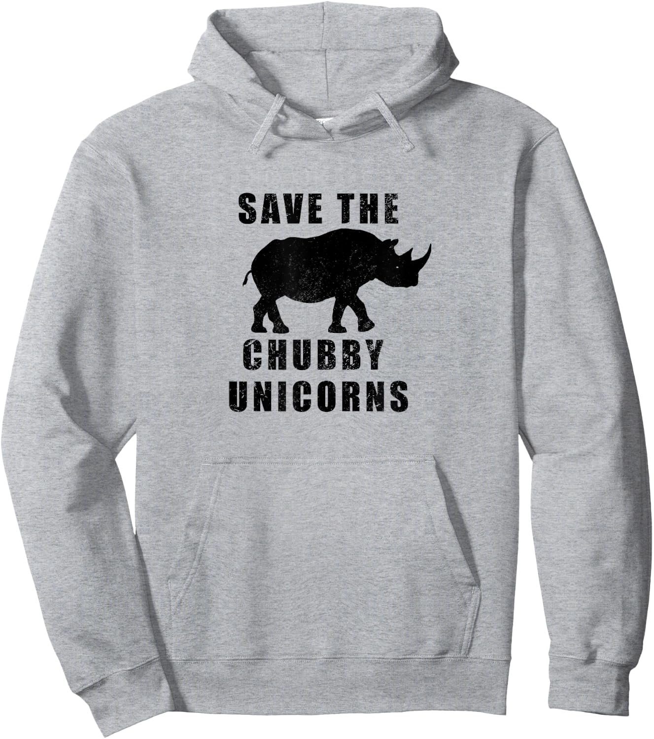 Save The Chubby Unicorns Funny Hoodie - Hoodie | Ash