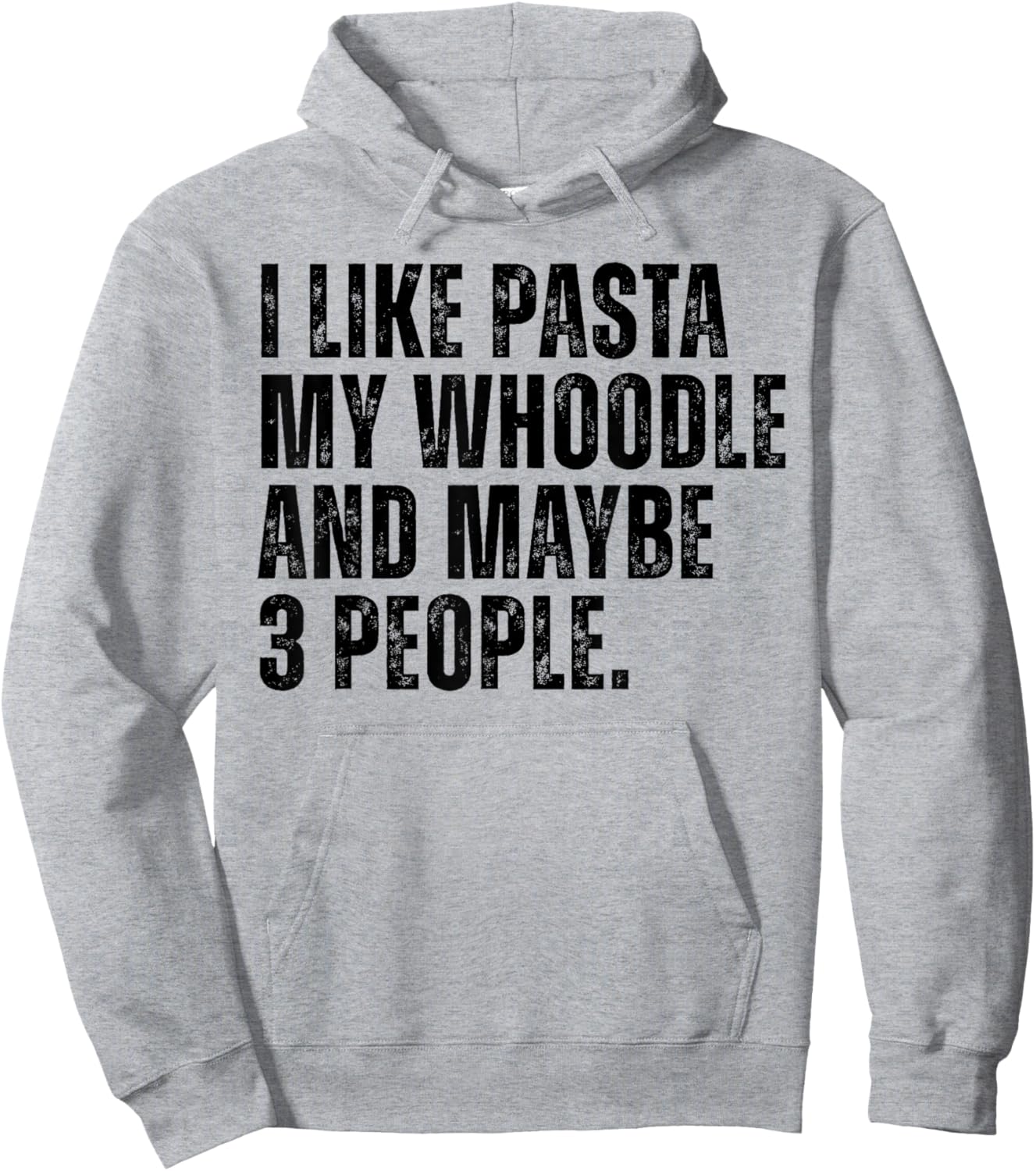 Whoodle Dog Owner Pasta Lover Funny Quote Women Hoodie - Hoodie | Ash