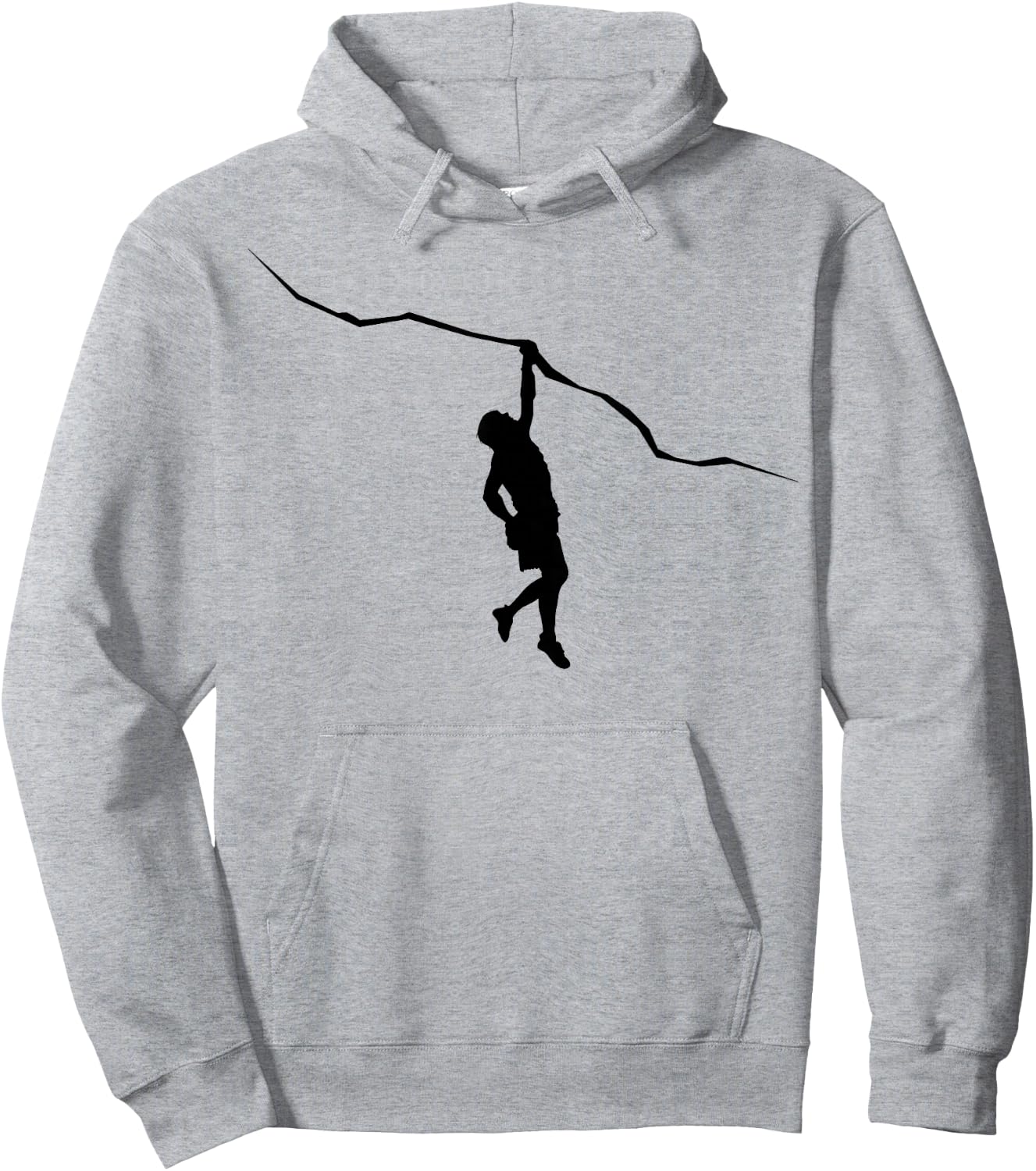 Climbing Climber Bouldering Hoodie - Hoodie | Ash