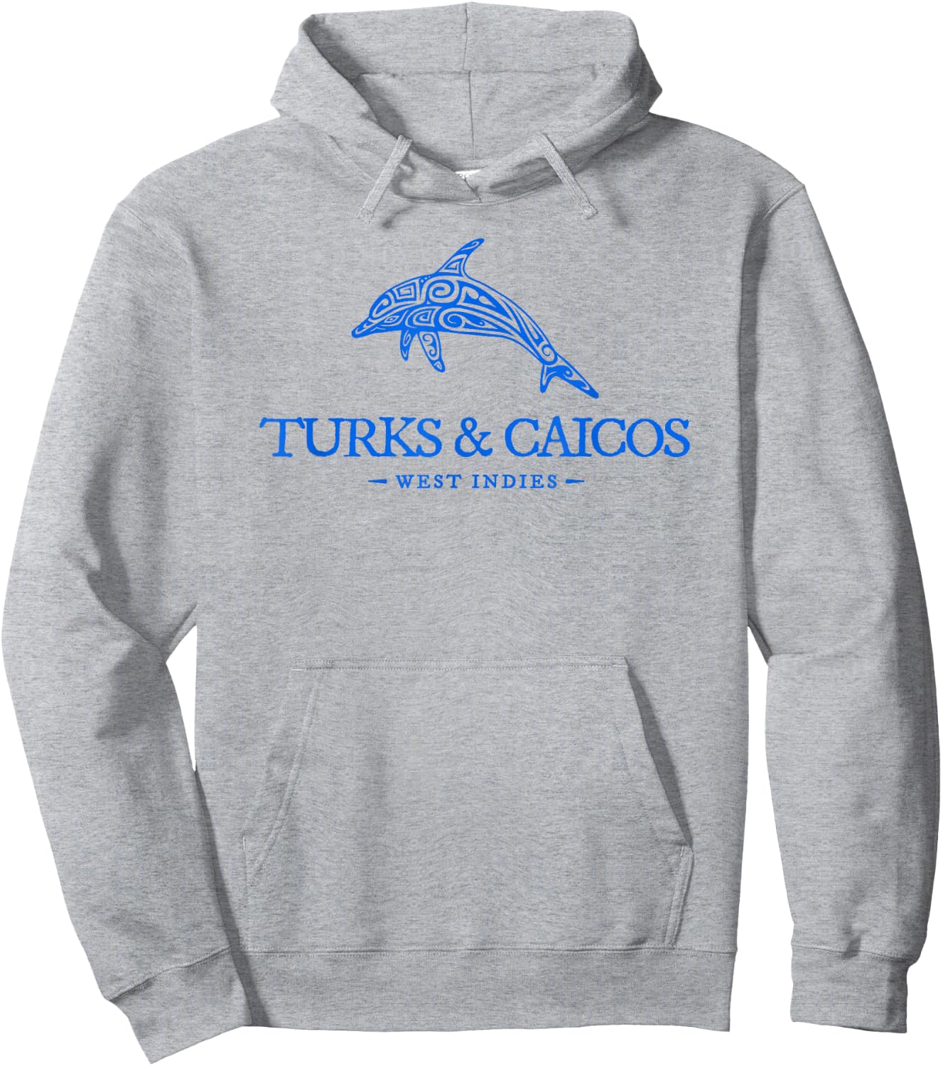 Turks and Caicos Islands Dolphin Boys Girls Cruise Souvenir Hoodie - Hoodie | Ash