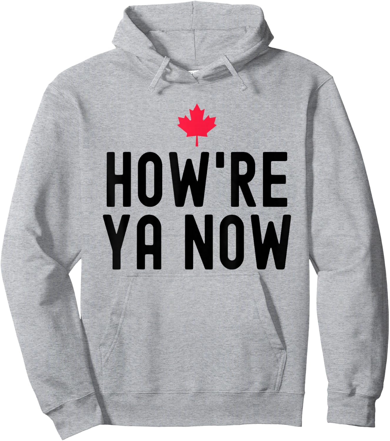 Funny How're Ya Now Shirt - Men's Adults Grey - Modern Humorous - Novelty Hockey - Short Sleeve - Small - Classic Fit - Cotton, Polyester Hoodie - Hoodie | Ash