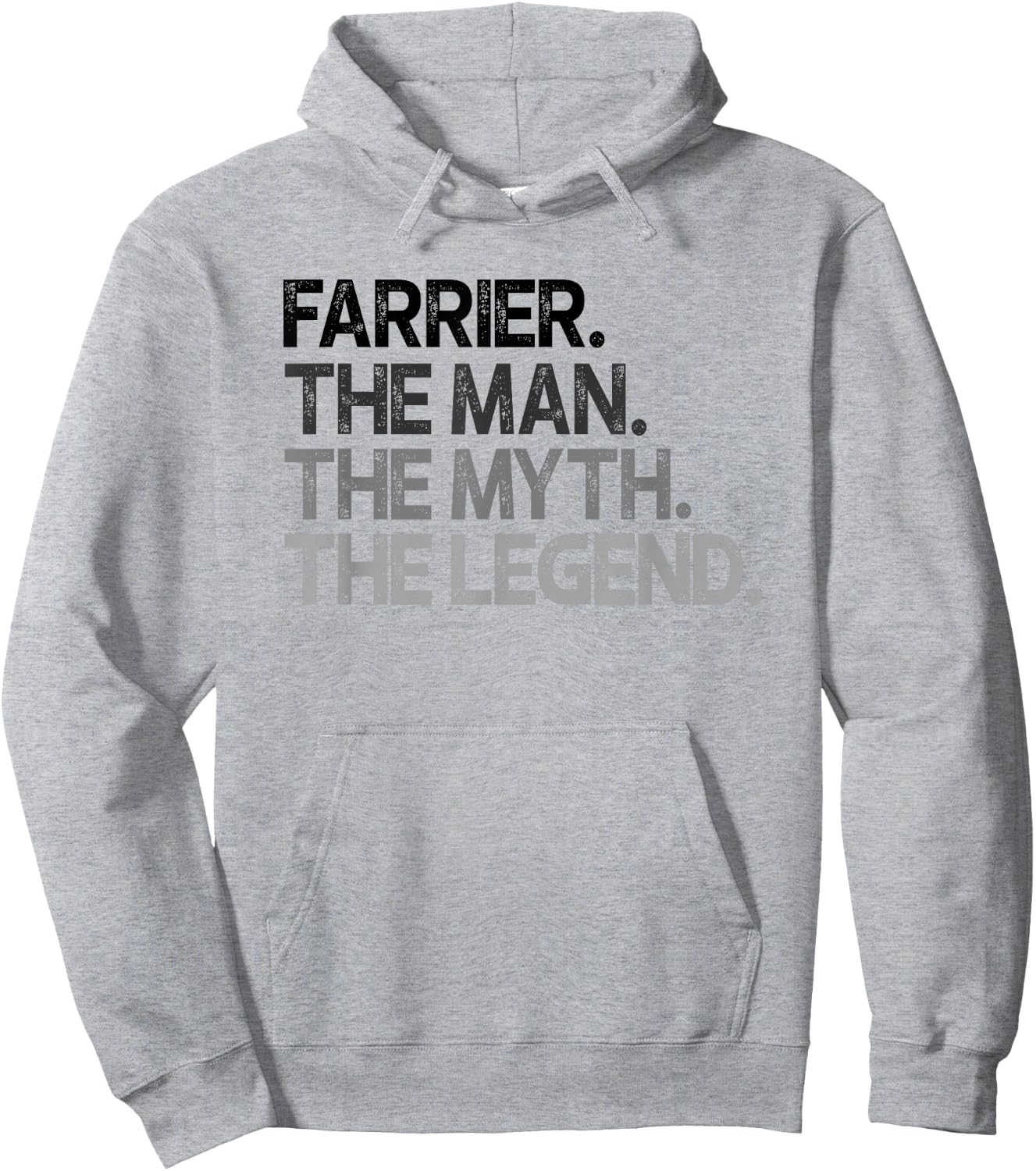 Farrier Gift Man Myth The Legend Hoodie - Hoodie | Ash