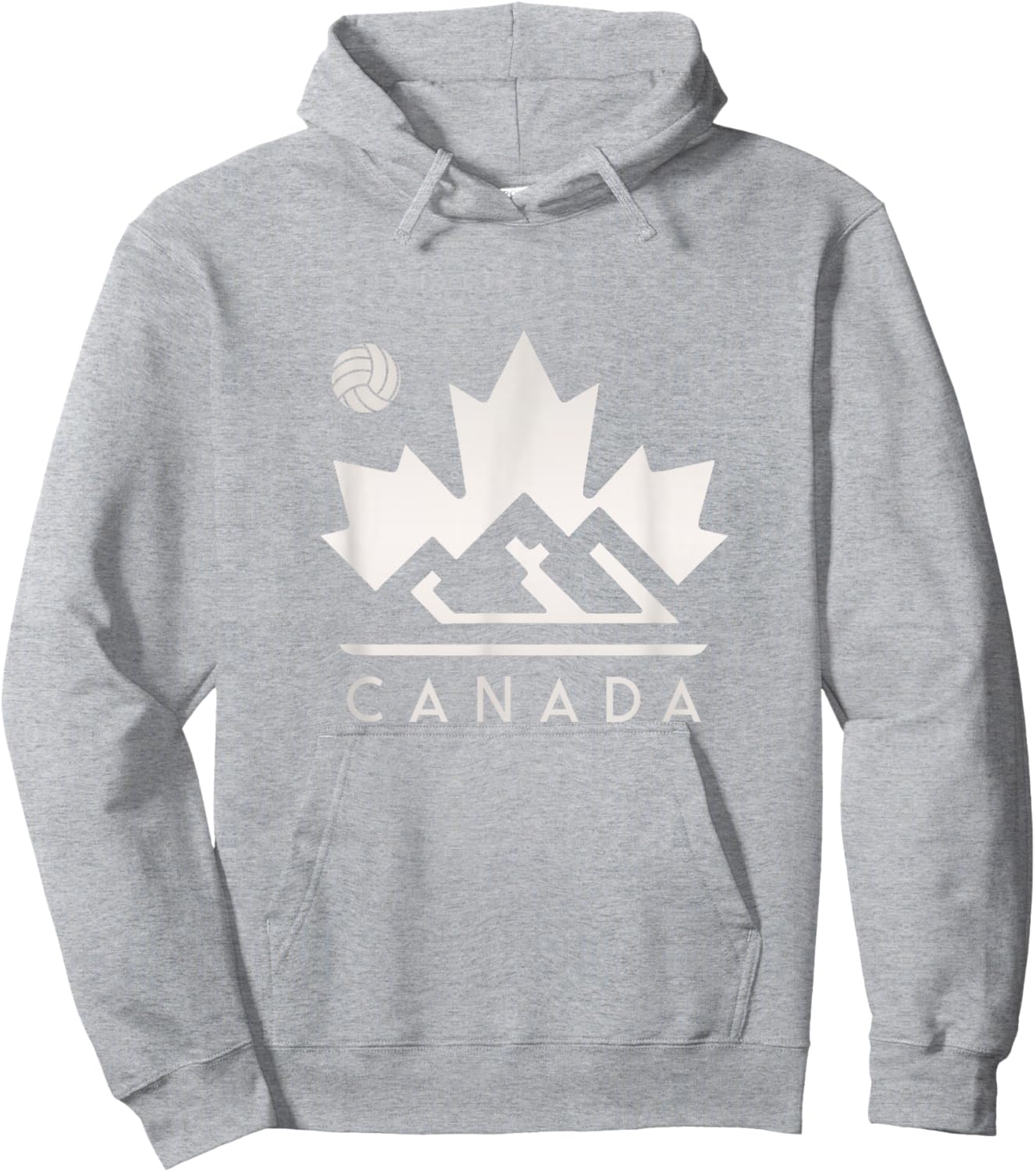 Canada Volleyball - Canadian Volleyball Hoodie - Hoodie | Ash