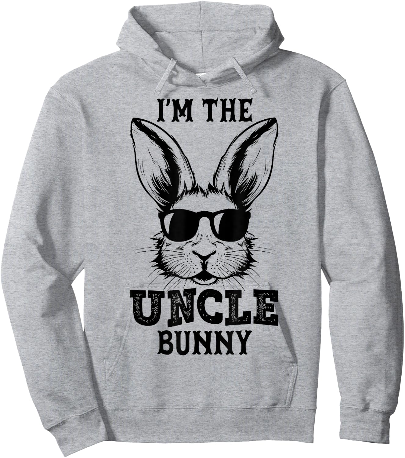 Uncle Bunny Matching Family Group Easter Day Gifts Hoodie - Hoodie | Ash