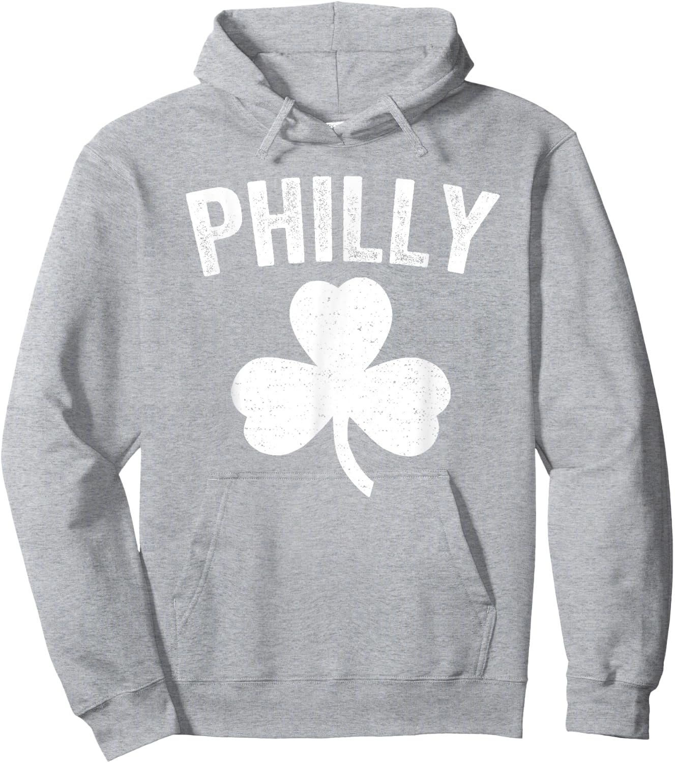 Philadelphia St. Patrick's Day Philly Irish Shamrock Hoodie - Hoodie | Ash