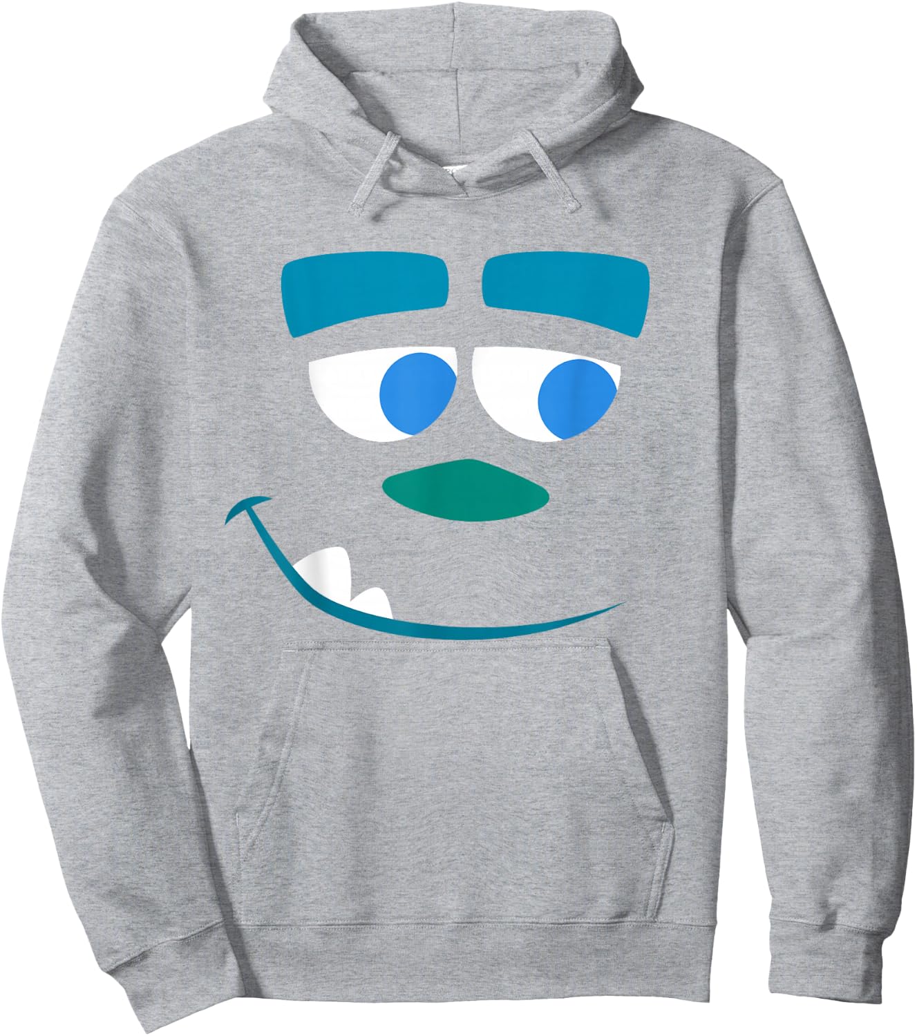 Disney PIXAR Monsters, Inc. Big Face Sulley Costume Hoodie - Hoodie | Ash