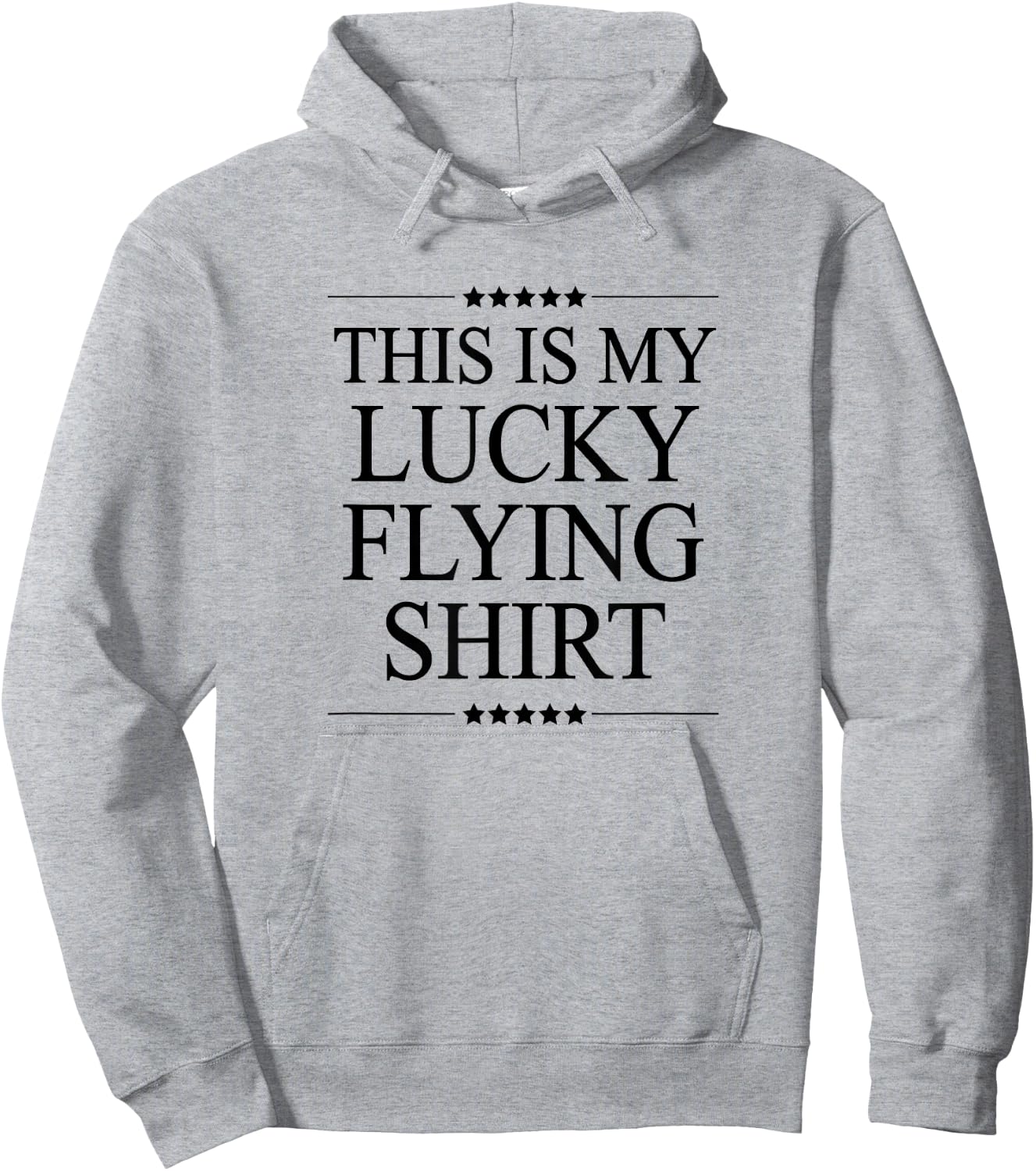 This is My Lucky Flying Shirt Funny Airplane Top Graphic Hoodie - Hoodie | Ash