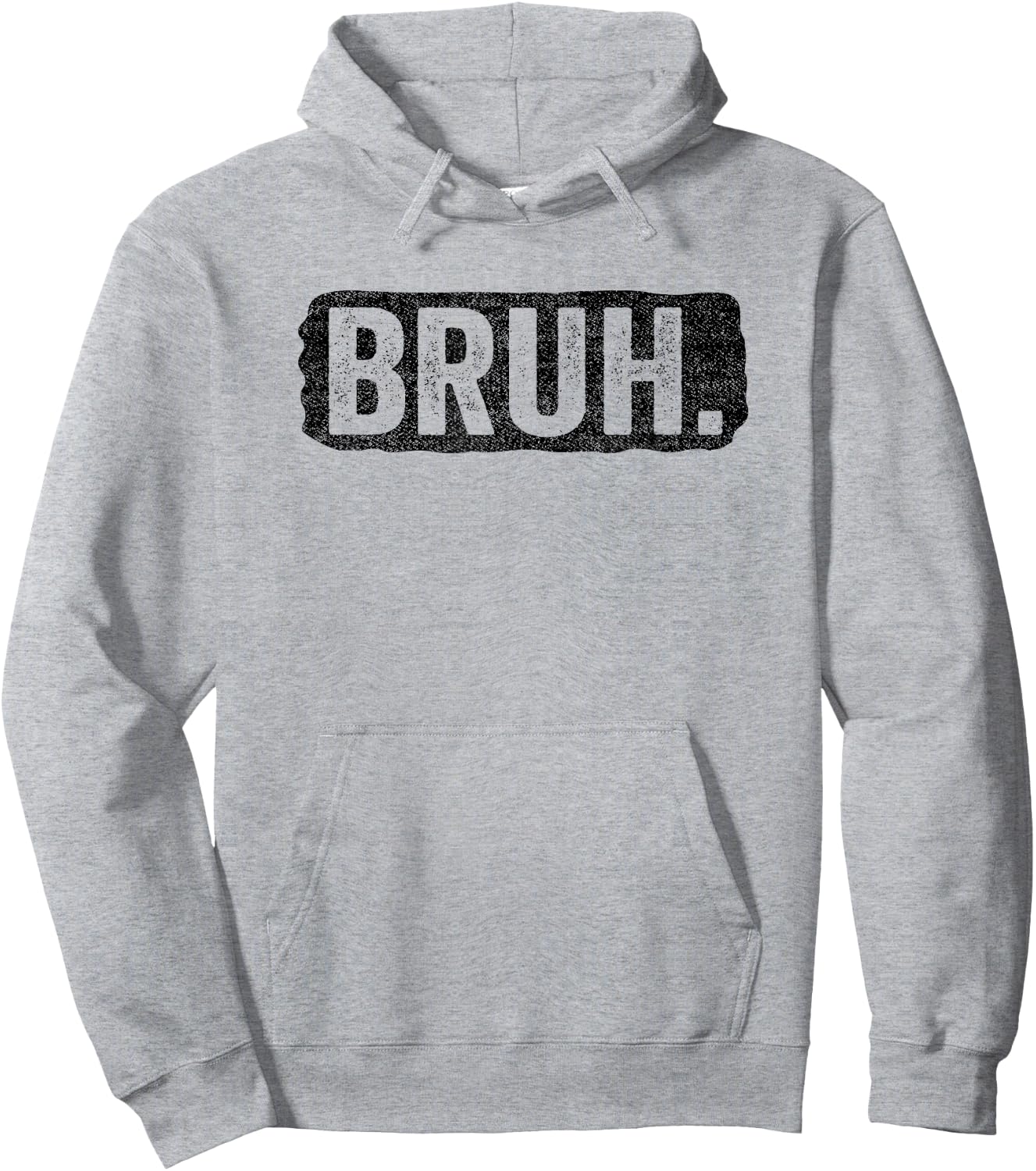 Bruh Funny Saying Meme Bro Mom Slang Boy Girls Teens Youth Hoodie - Hoodie | Ash