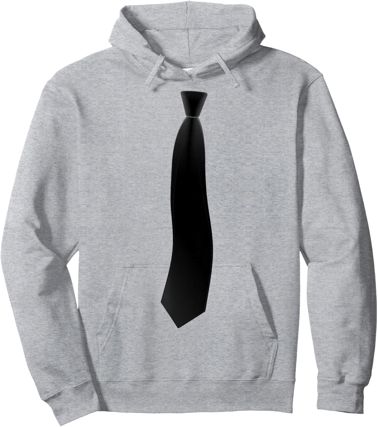 Black Tie Funny Elegant Business Costume Women Kids Hoodie - Hoodie | Ash