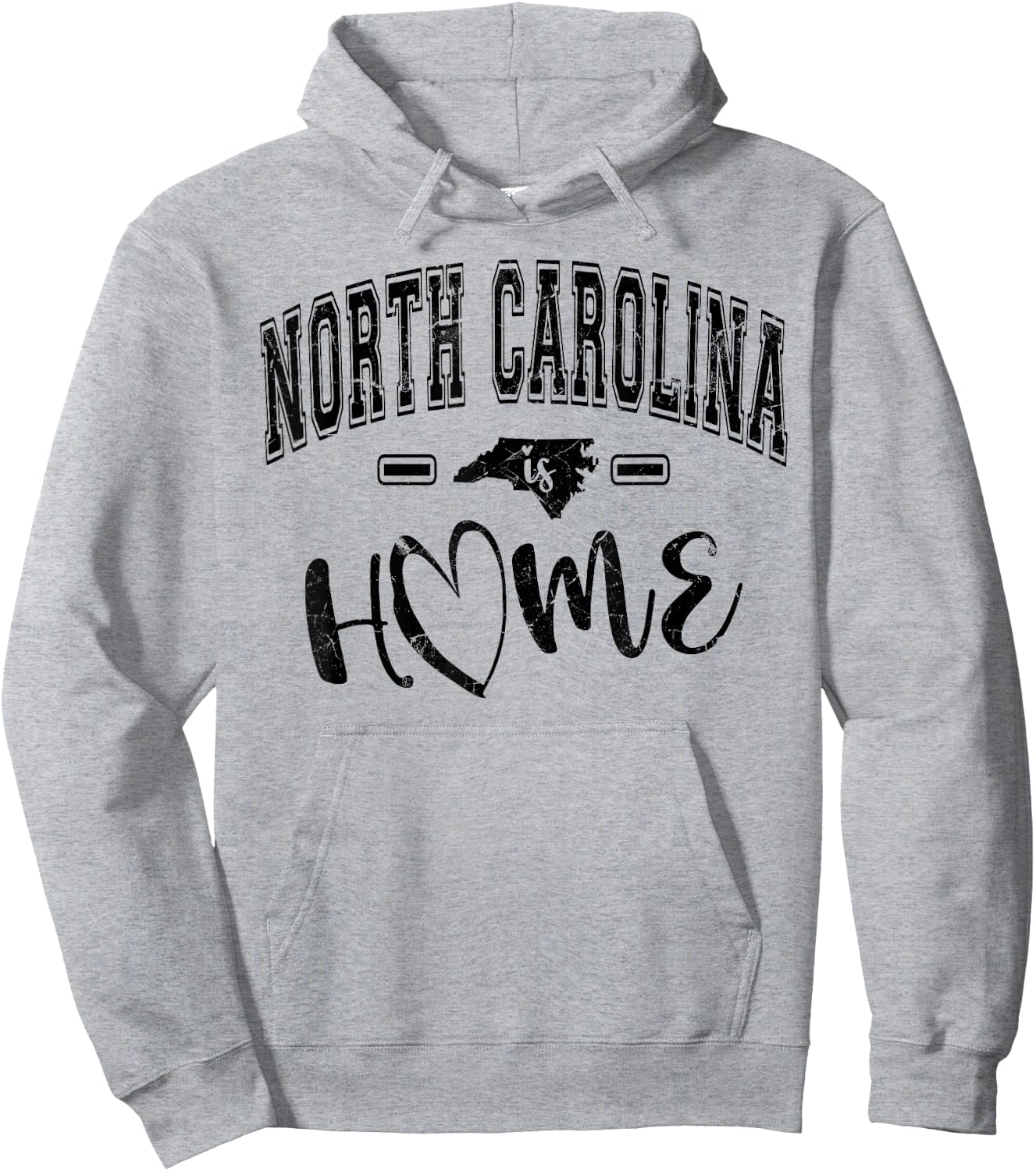 North Carolina Is Home State Pride Design North Carolina Hoodie - Hoodie | Ash