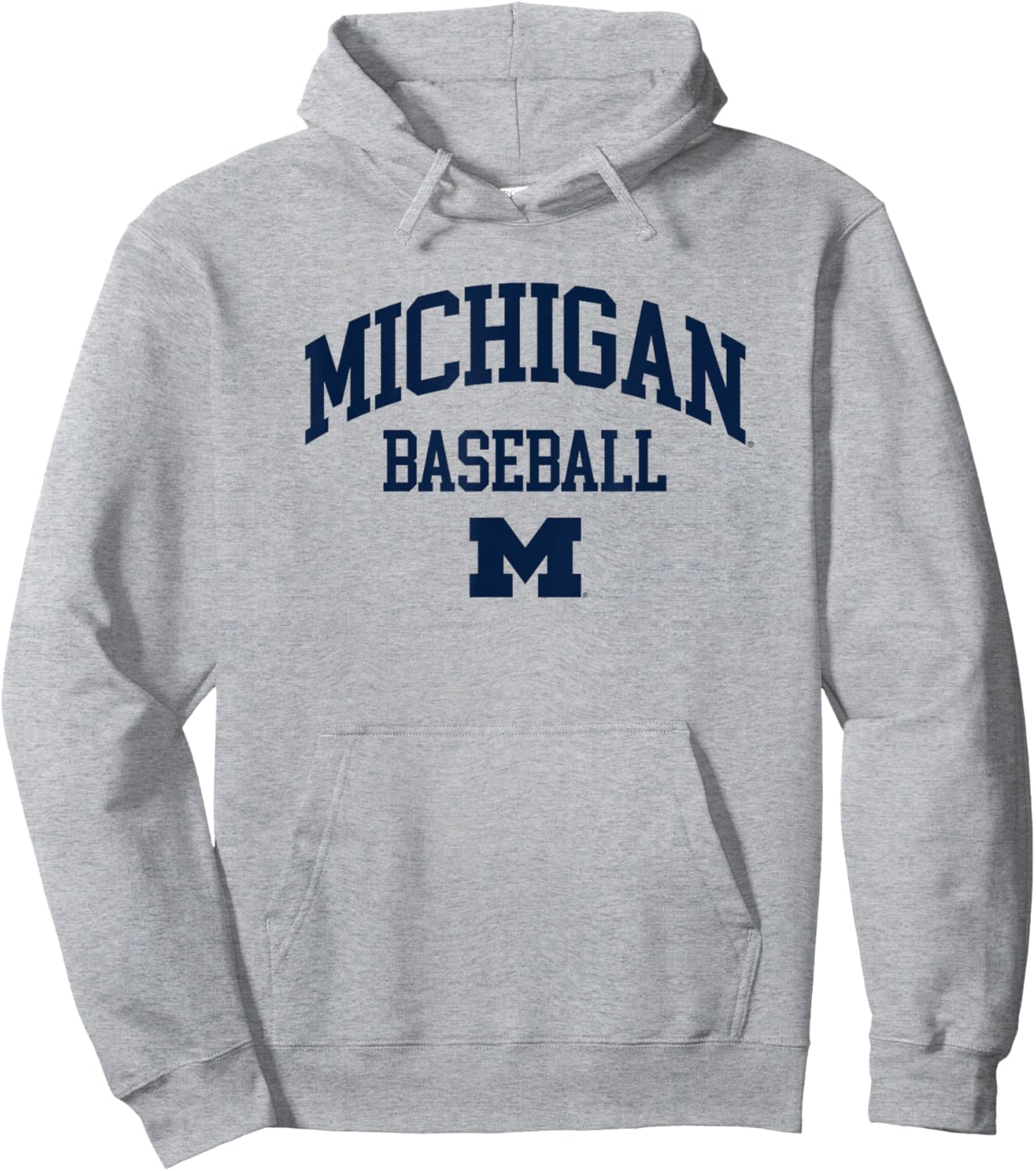 University of Michigan Wolverines U of M Baseball Hoodie - Hoodie | Ash