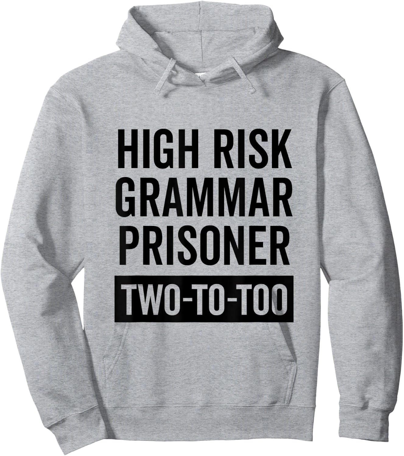 English Grammar Prison Inmate Halloween Students Funny Gift Hoodie - Hoodie | Ash