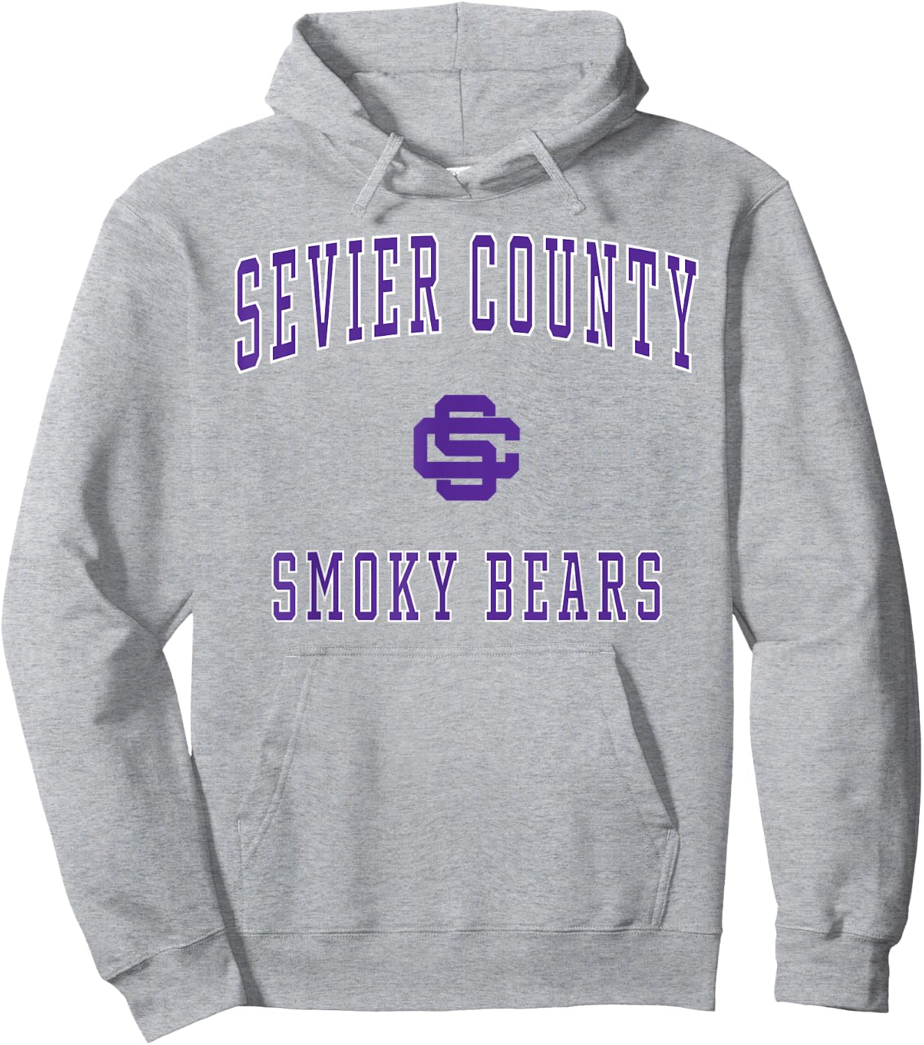 Sevier County High School Smoky Bears Hoodie - Hoodie | Ash