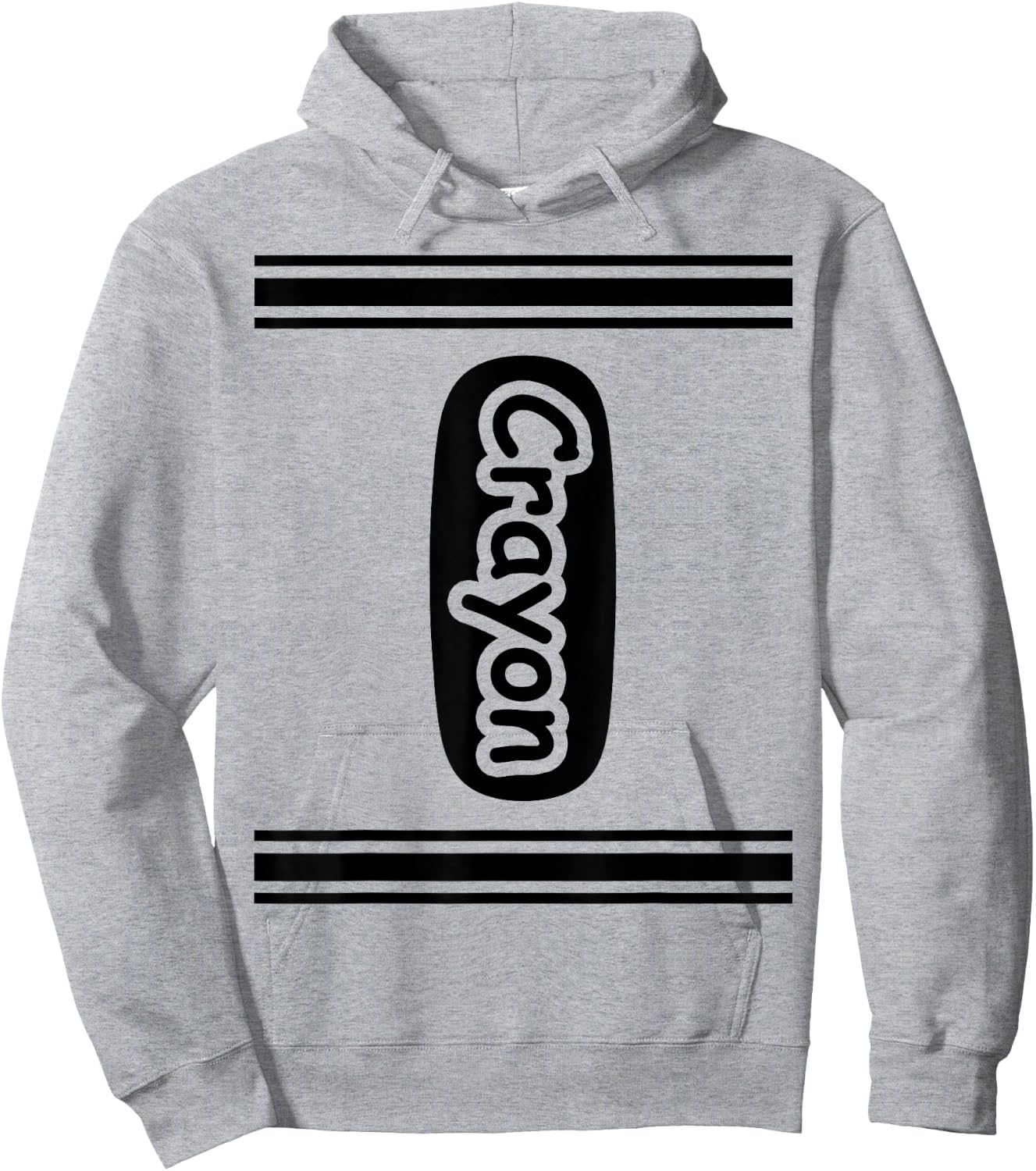 Crayon , Grey, Small Hoodie - Hoodie | Ash