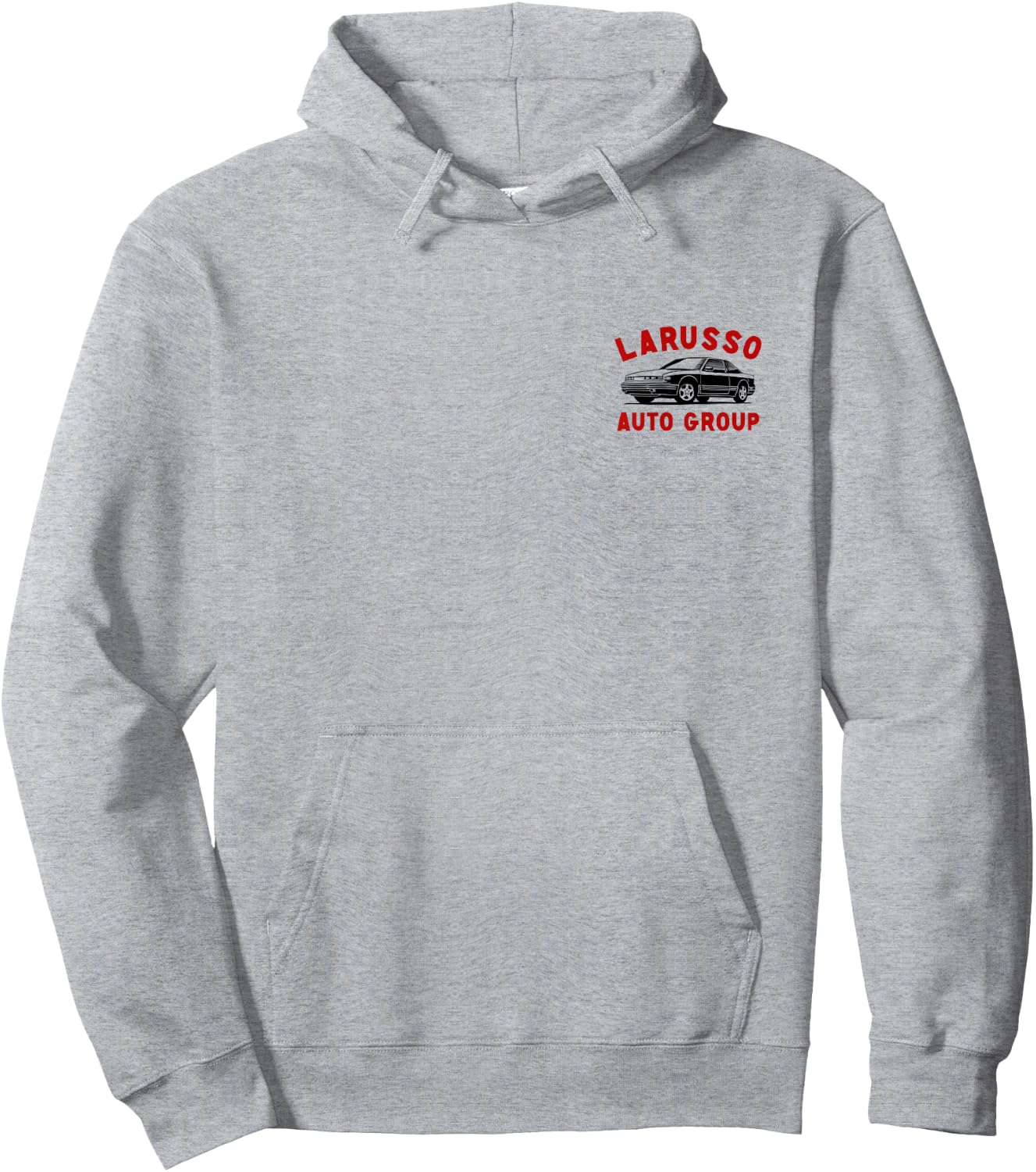 Cobra Kai Retro LaRusso Auto Group Ad Front and Back Hoodie - Hoodie | Ash
