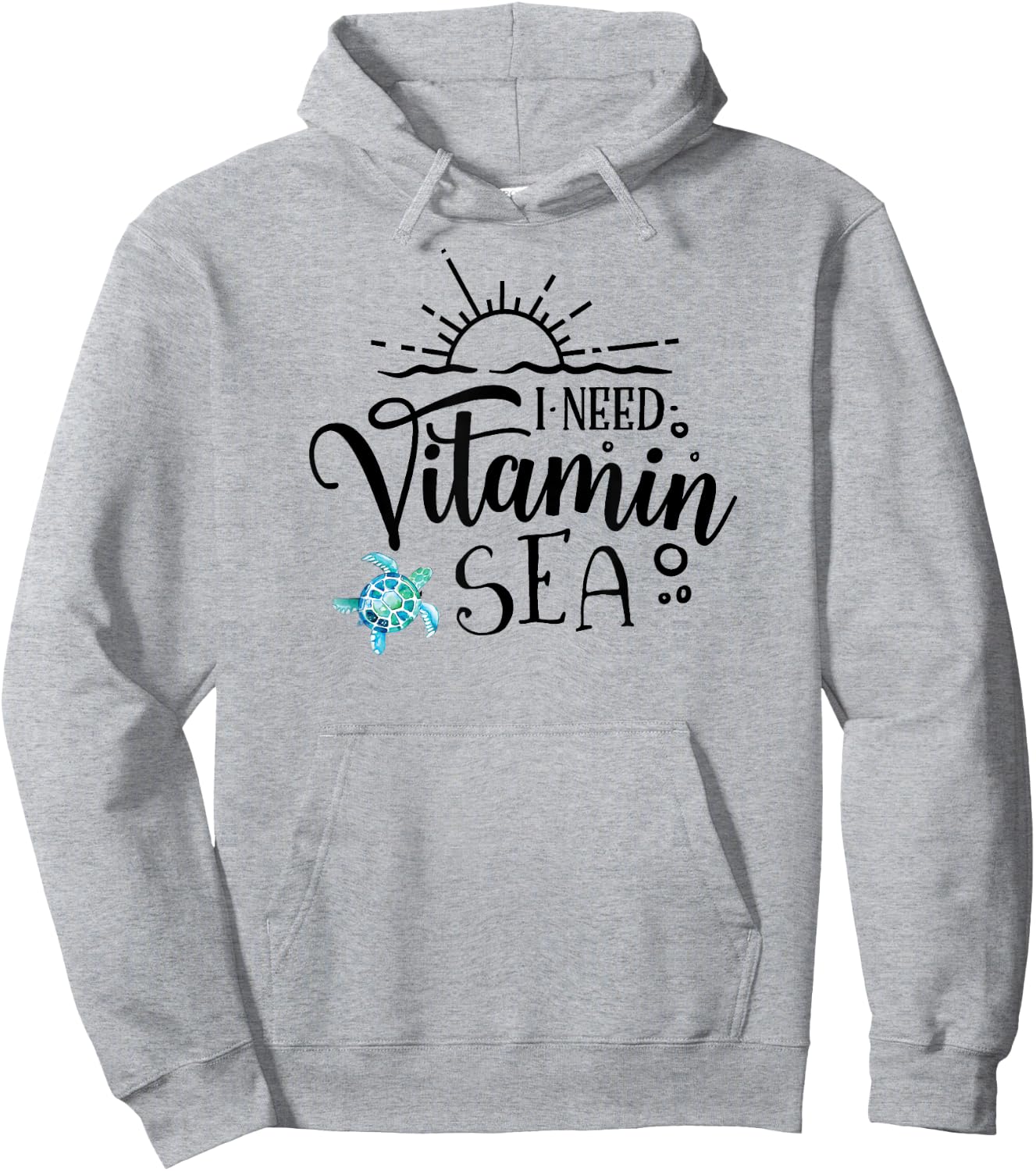I Need Vitamin Sea Summer Women Hoodie - Hoodie | Ash