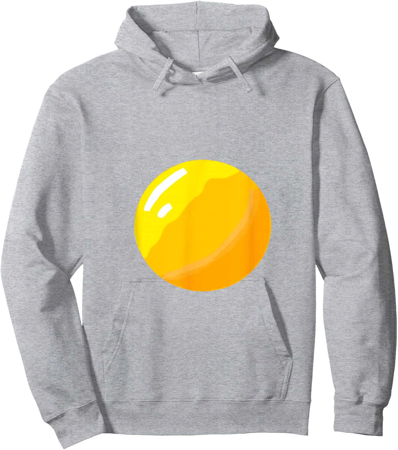 Fried Egg Costume Breakfast Food Sunny Side Up Egg Yolk Hoodie - Hoodie | Ash