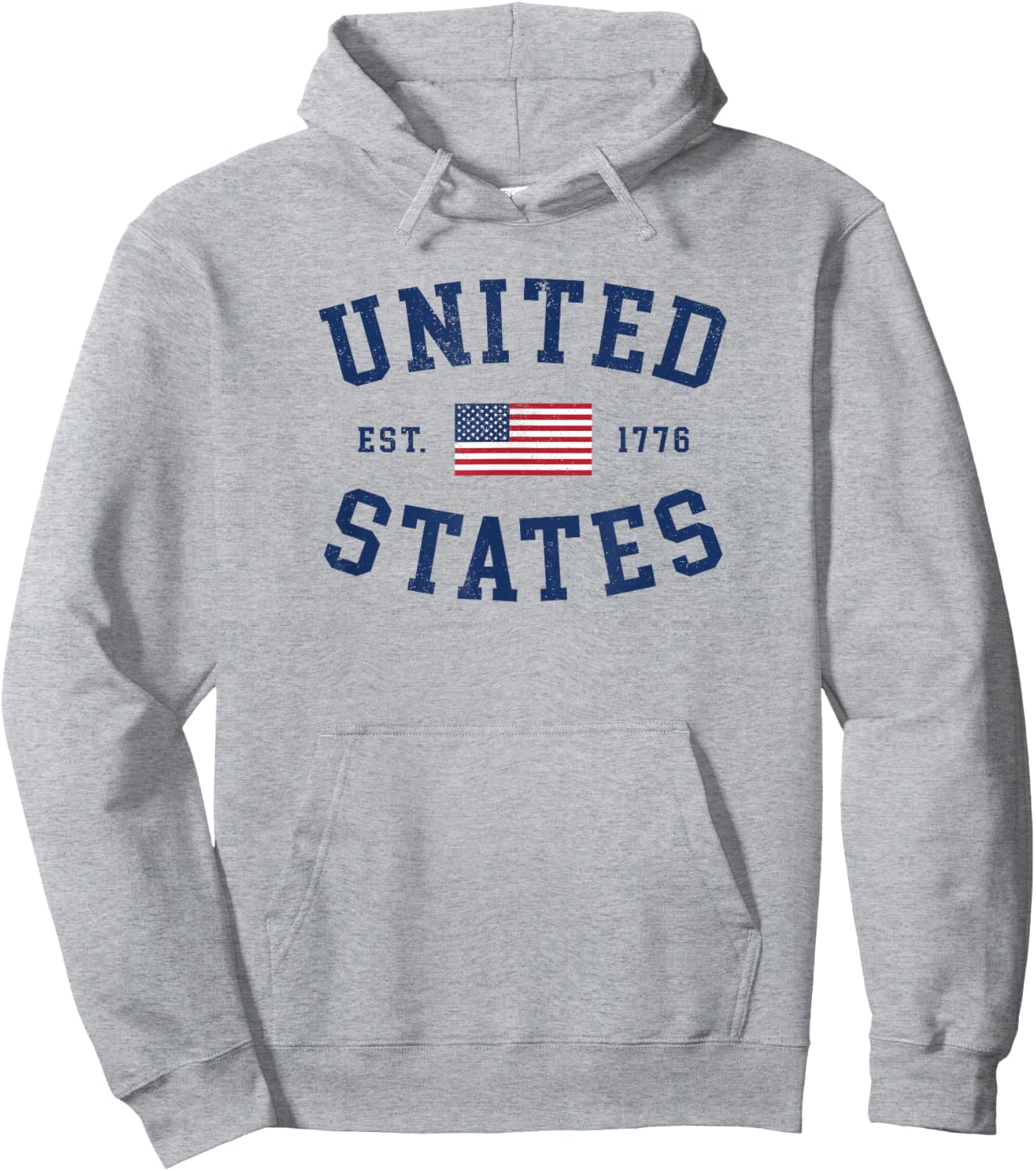 United States USA US Flag Patriotic 4th of July America Hoodie - Hoodie | Ash