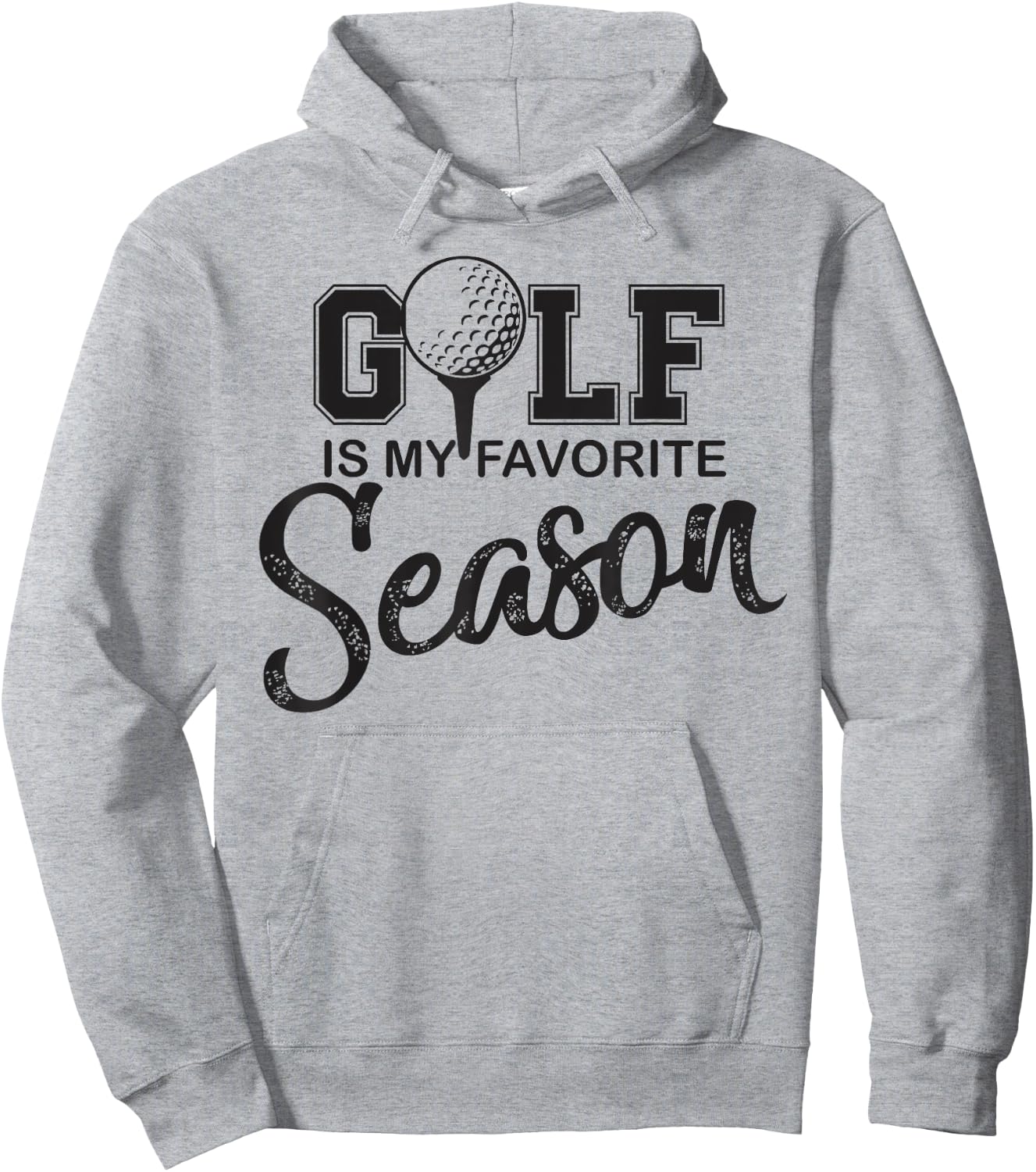 Golf is my favorite season funny gag gift women Hoodie - Hoodie | Ash