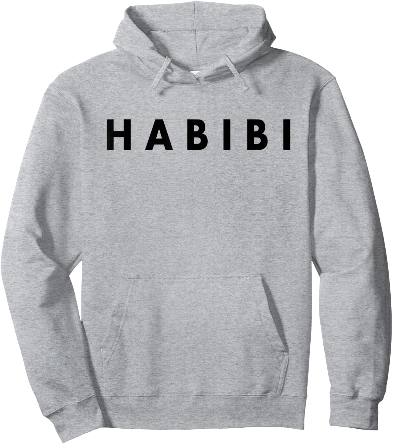 HABIBI Grey -Adults Classic Fit Hoodie - Hoodie | Ash