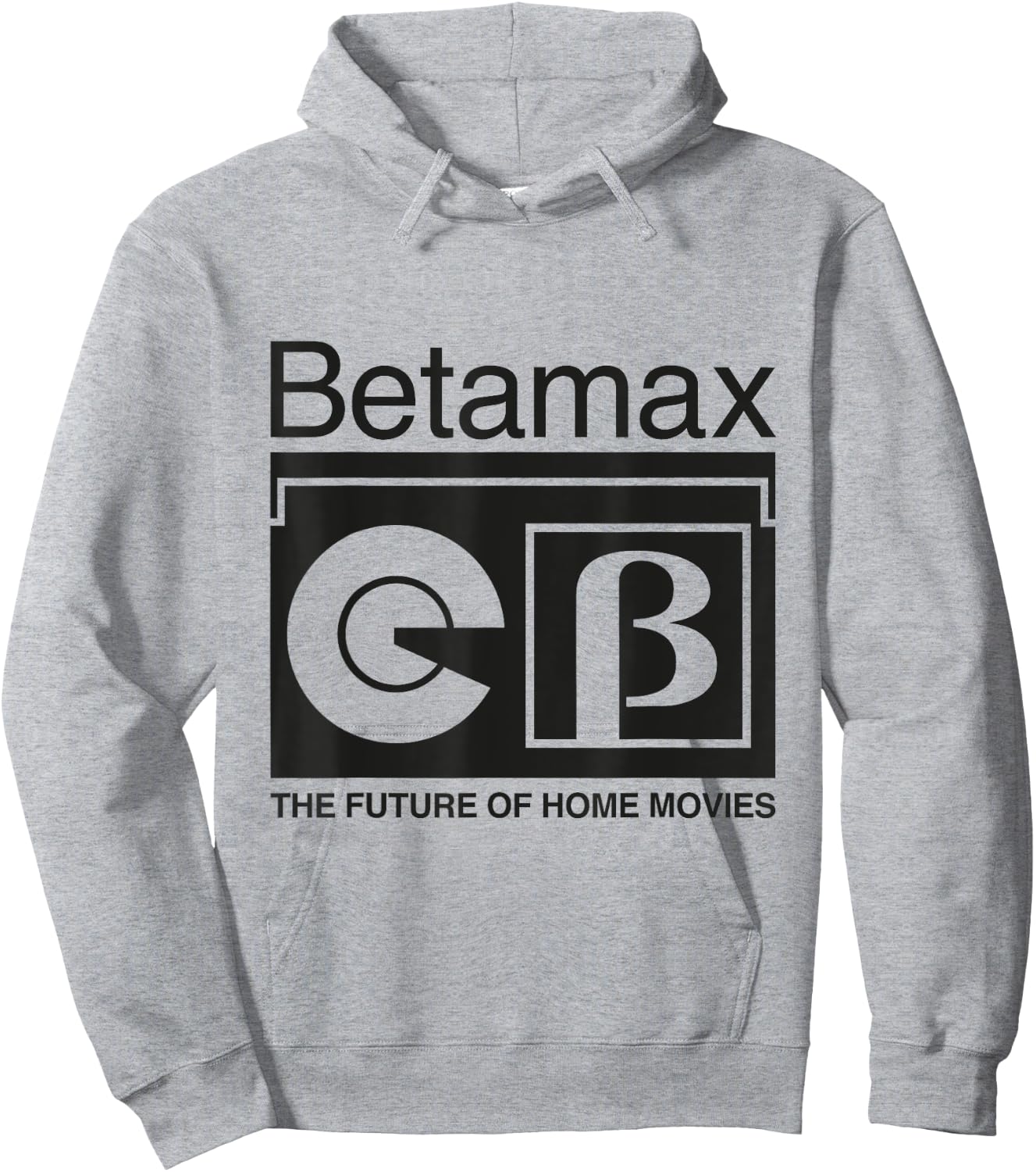 Betamax The Future Of Home Movies Hoodie - Hoodie | Ash