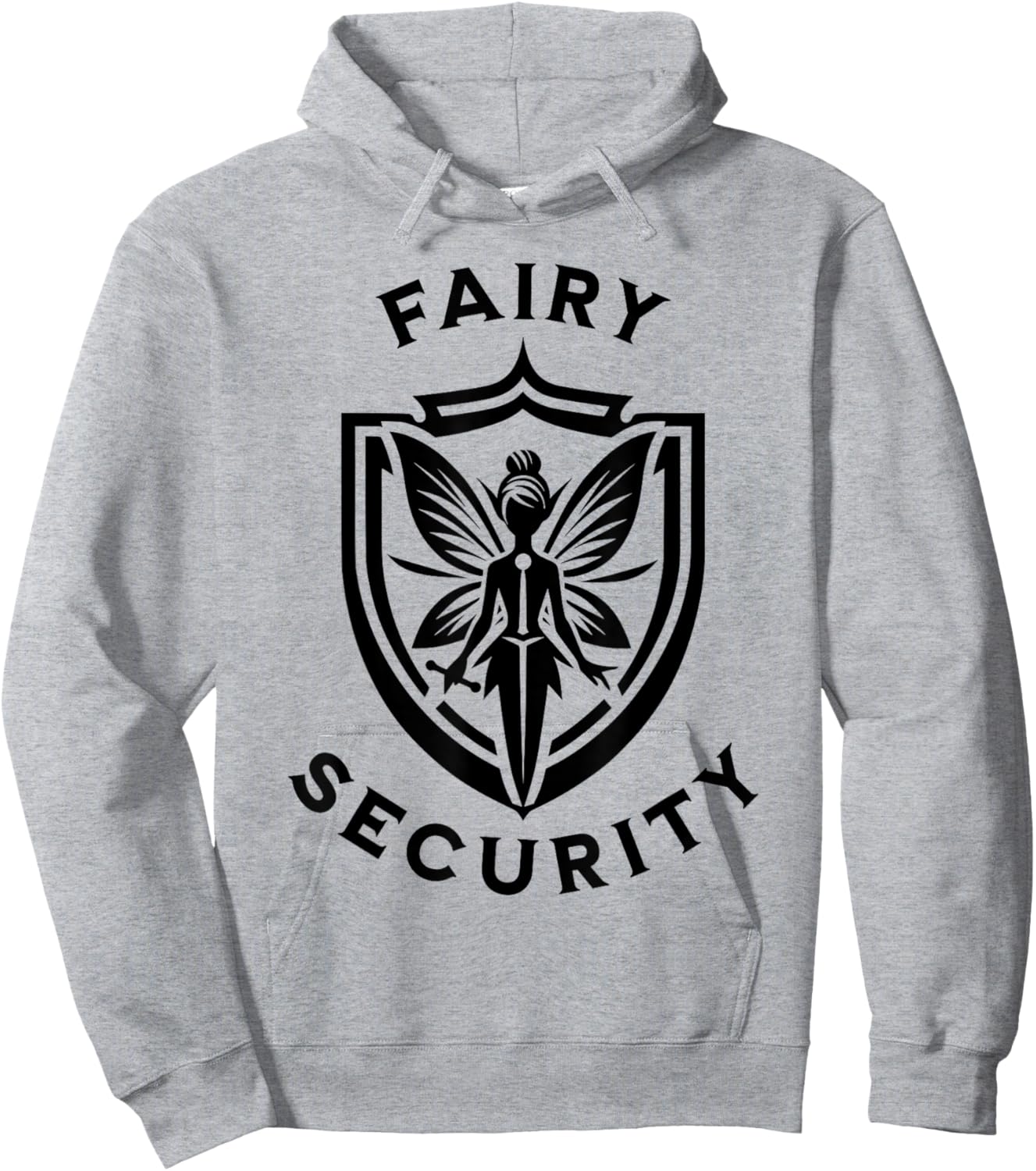 Fairy Security Halloween Costume Mom Dad Adult Big Daughter Hoodie - Hoodie | Ash