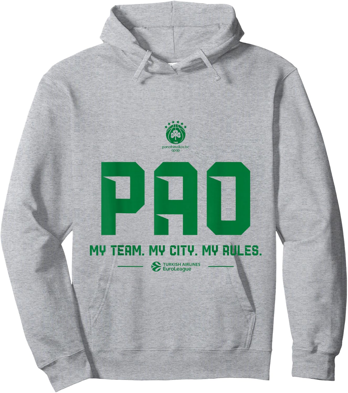 Teams - Panathinaikos OPAP Athens (White) Hoodie - Hoodie | Ash