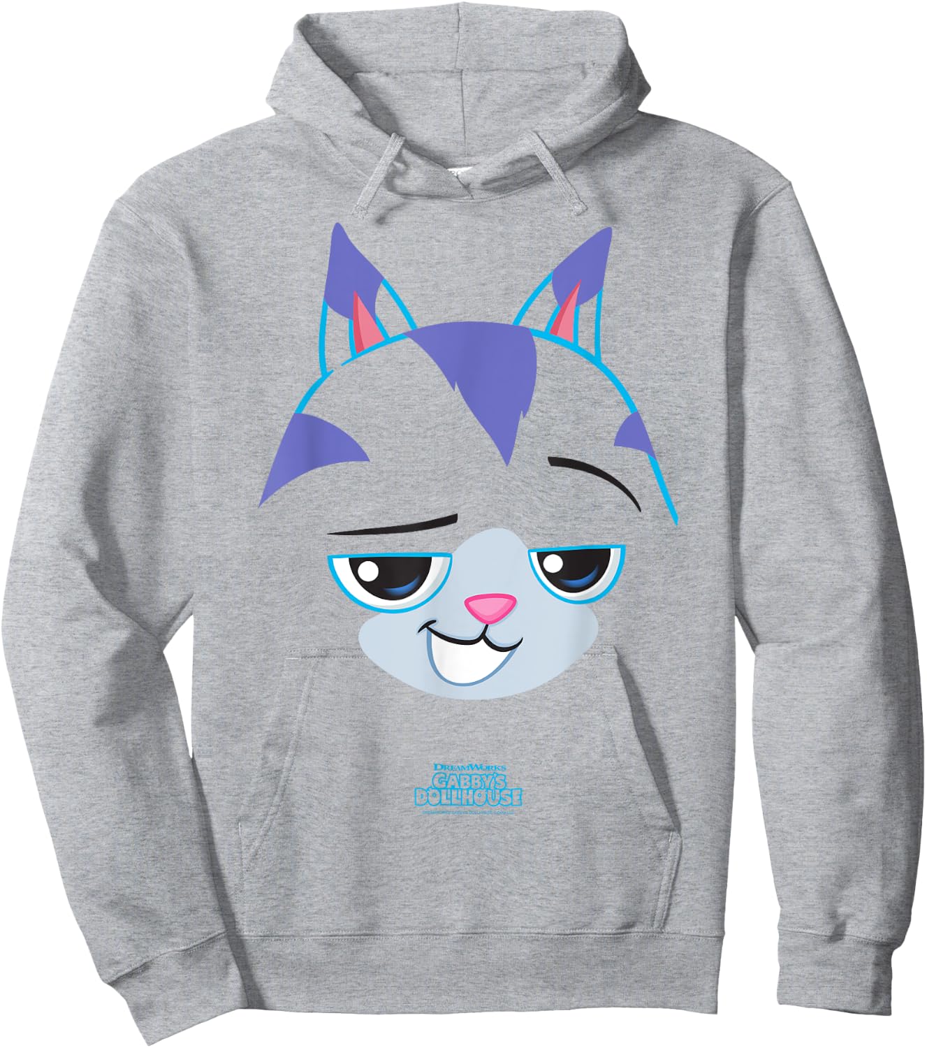 DreamWorks Gabby’s Dollhouse CatRat Big Face Halloween Hoodie - Hoodie | Ash