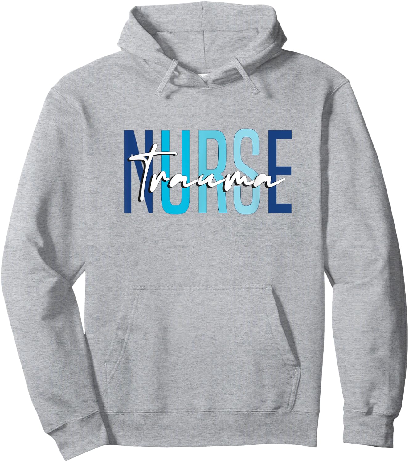 Vintage Trauma Nurse Er Trauma ICU Nurse Emergency Trauma Hoodie - Hoodie | Ash