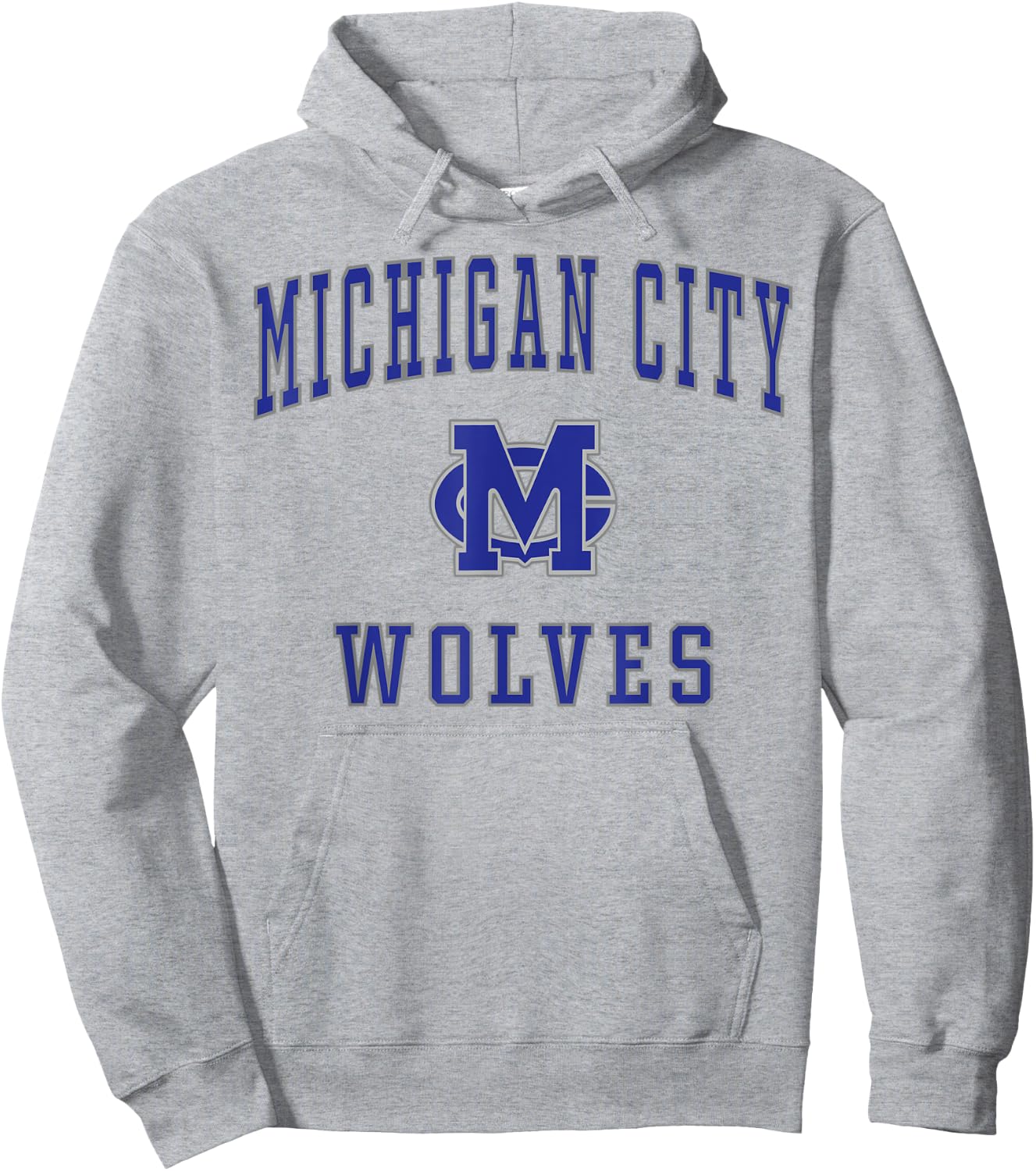 Michigan City High School Wolves Hoodie - Hoodie | Ash