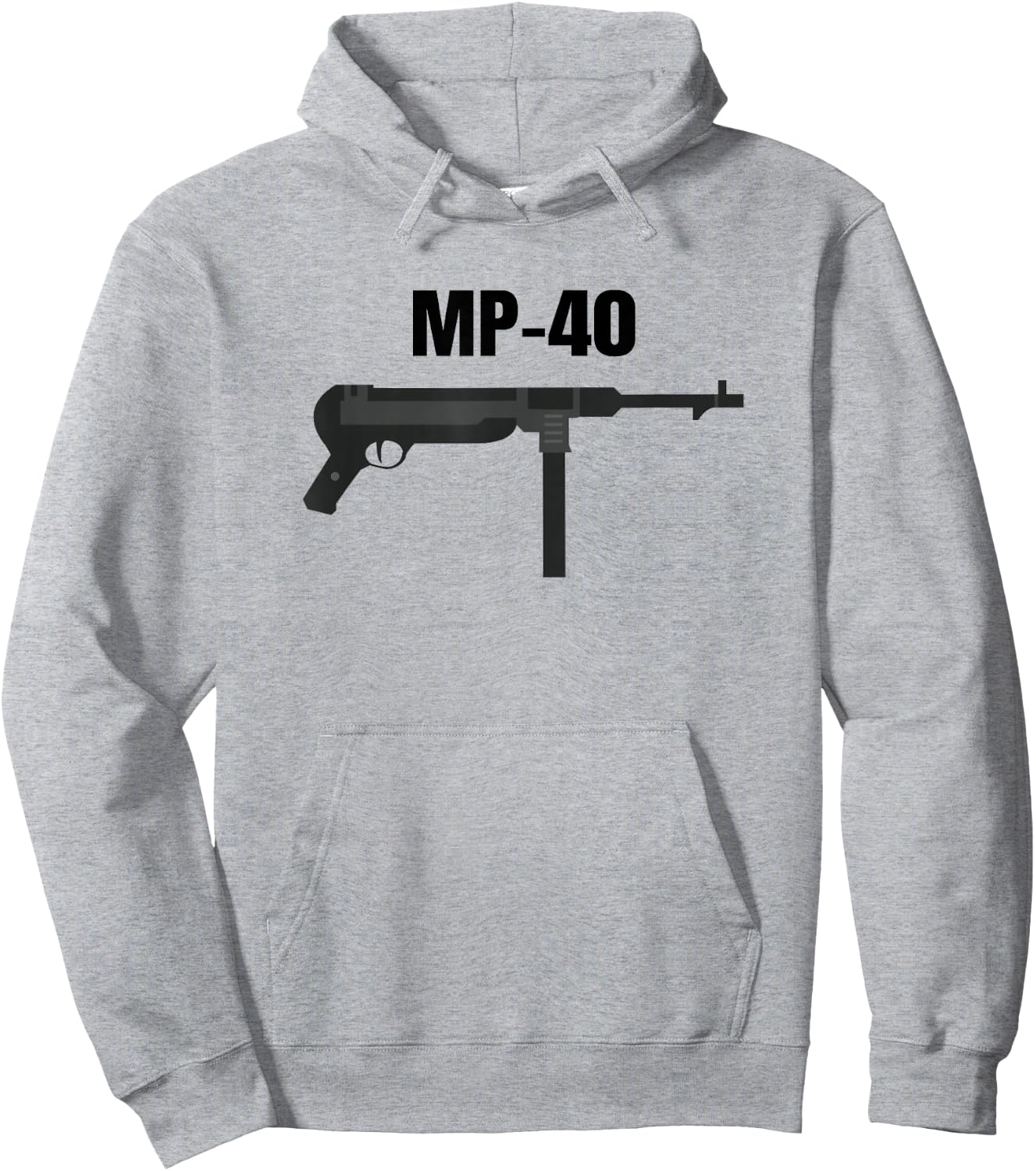 MP-40 MP40 WW2 Military History Gifts Hoodie - Hoodie | Ash