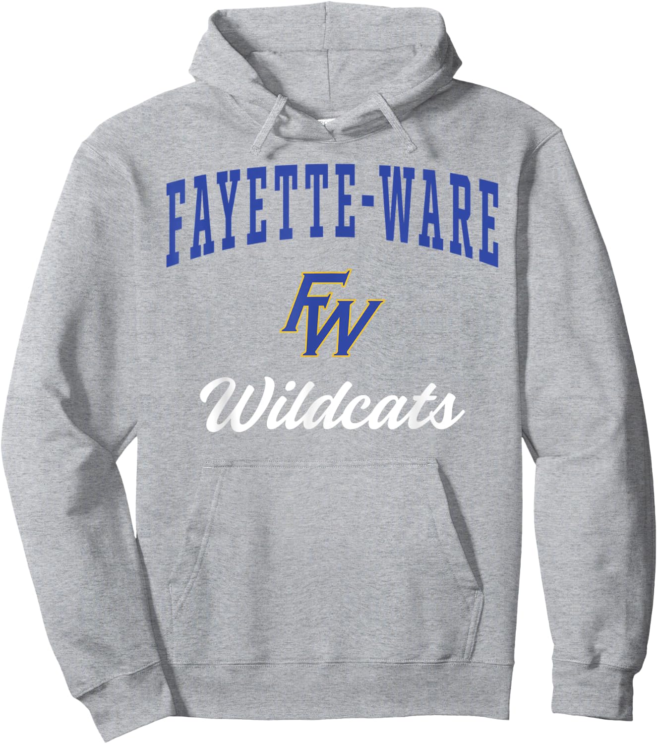 Fayette-Ware High School Wildcats Hoodie - Hoodie | Ash