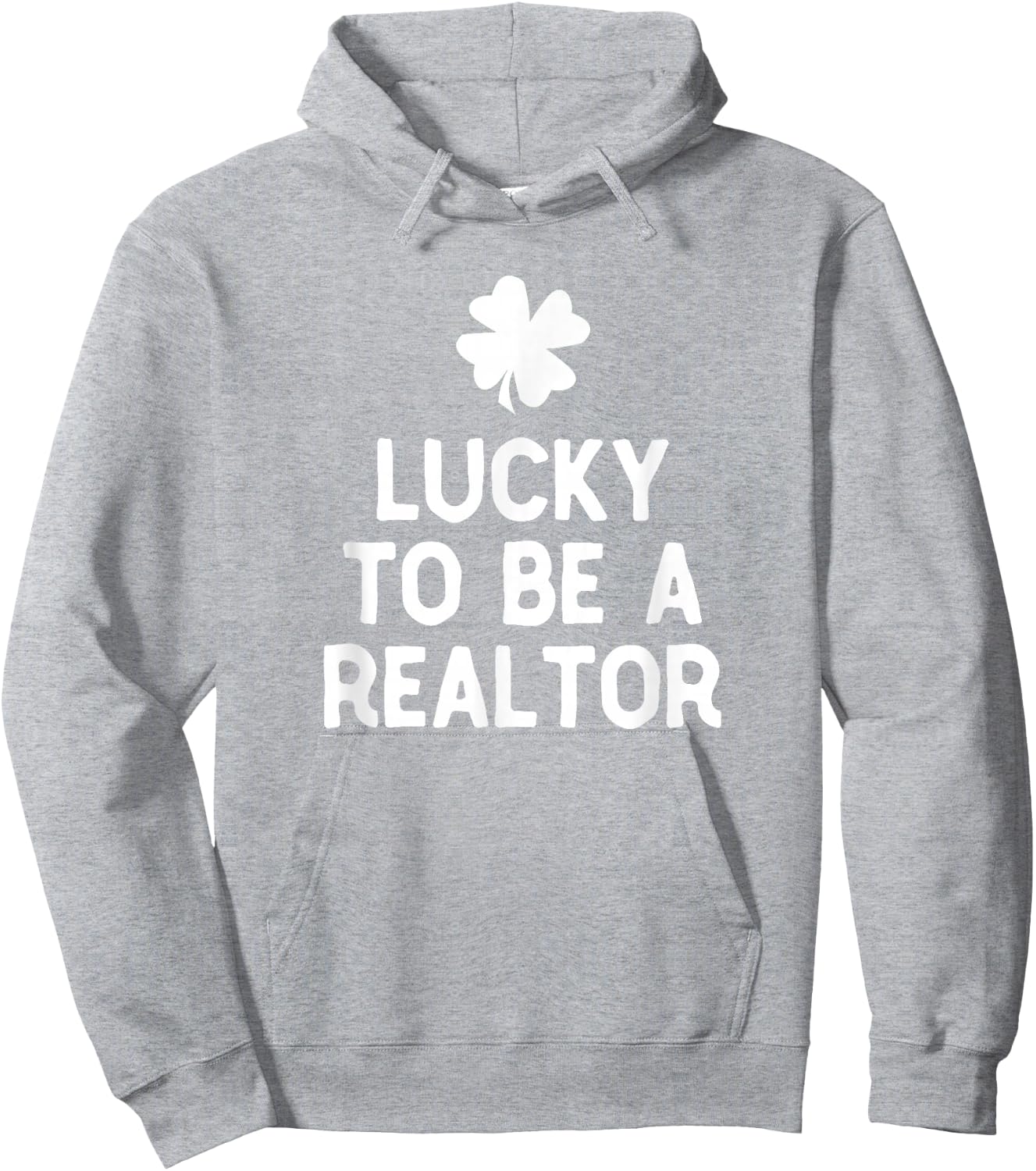 Lucky To Be A Realtor St Patrick's Day Irish Real Estate Hoodie - Hoodie | Ash