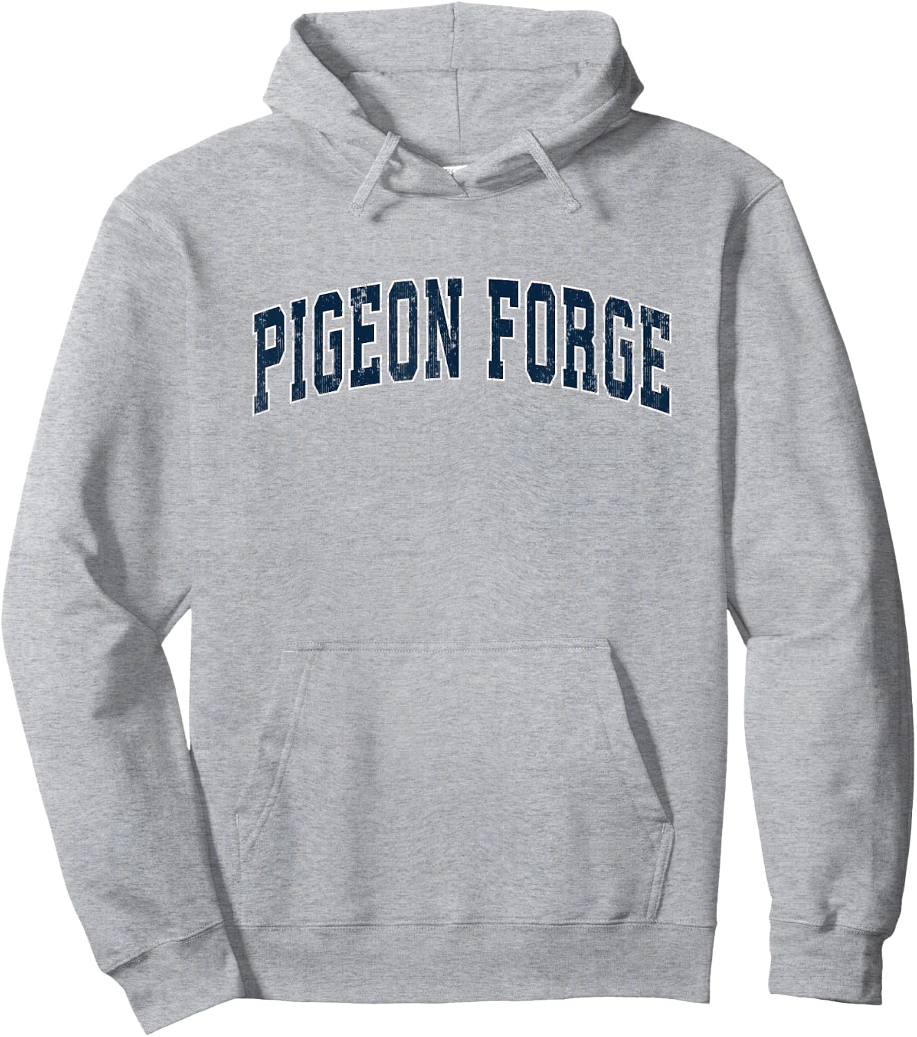 Pigeon Forge Tennessee TN Vintage Sports Design Navy Design Hoodie - Hoodie | Ash