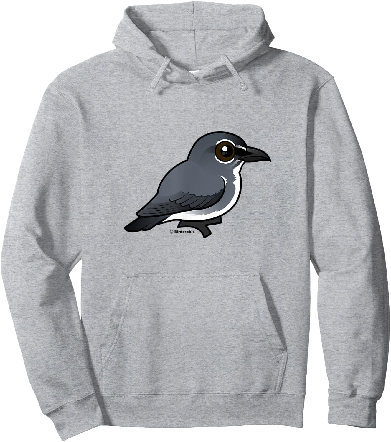 Cute Cartoon Spectacled Flowerpecker Bird Lover Gift Hoodie - Hoodie | Ash