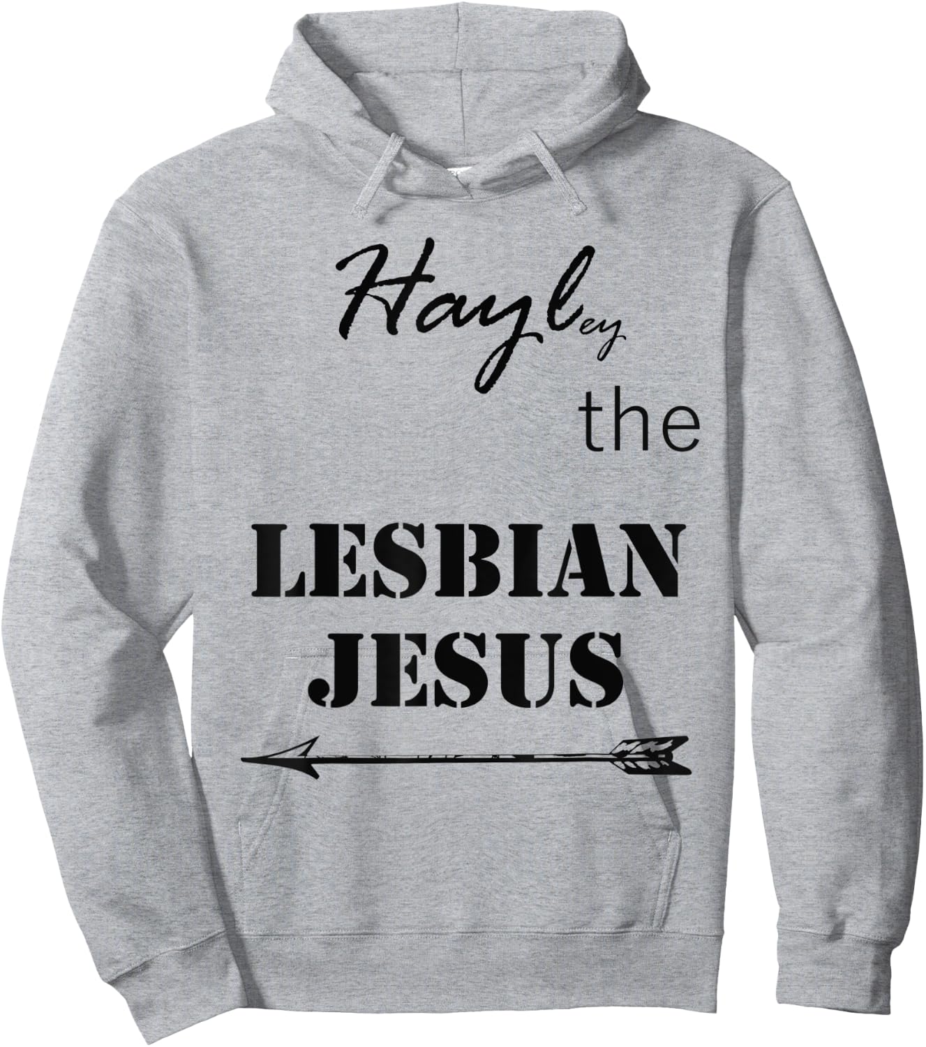 Hayley Merch - The Lesbian Jesus Hoodie - Hoodie | Ash