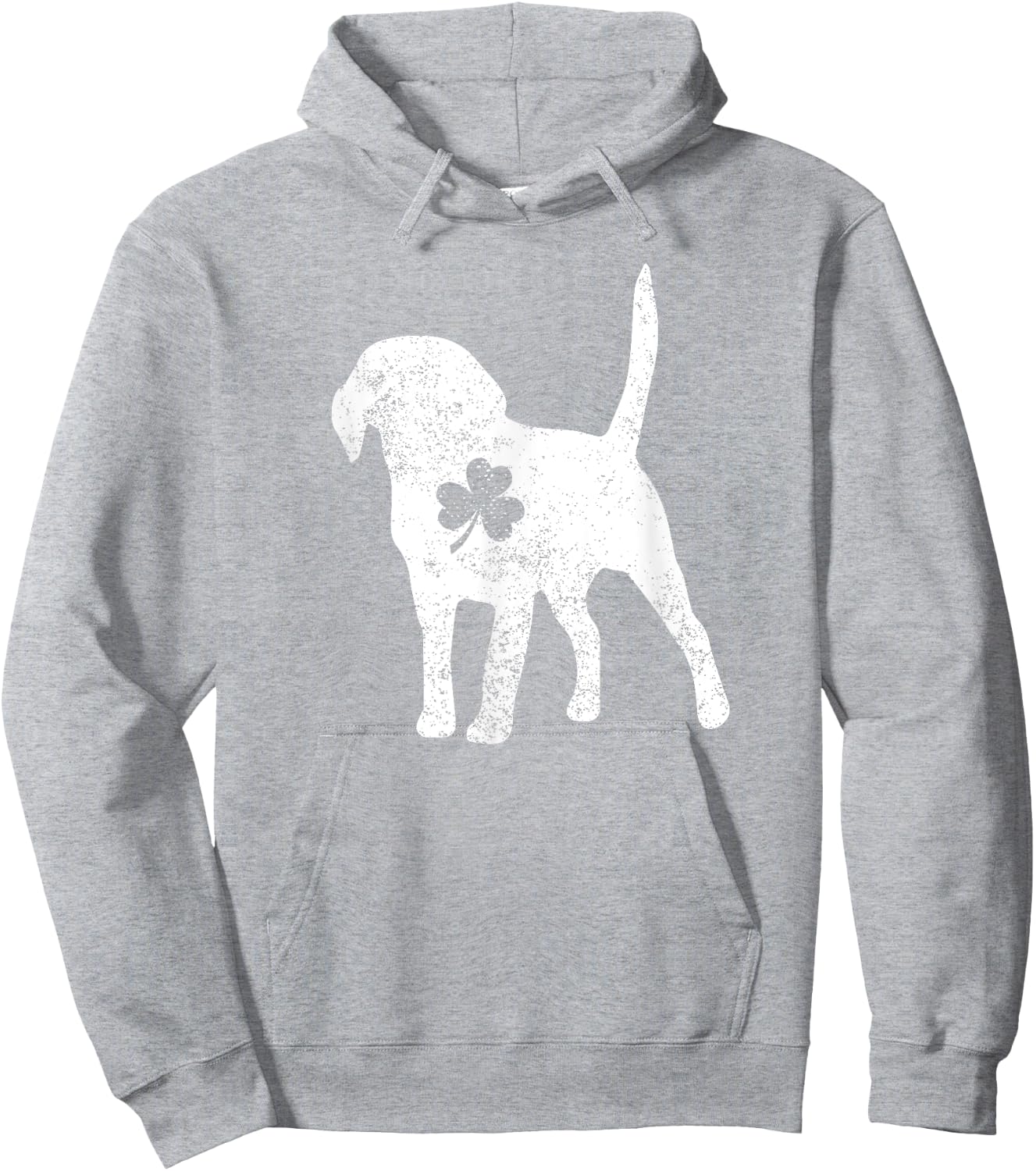 Labrador Shamrock St Patricks Day Lab Dog Lover Gift Hoodie - Hoodie | Ash