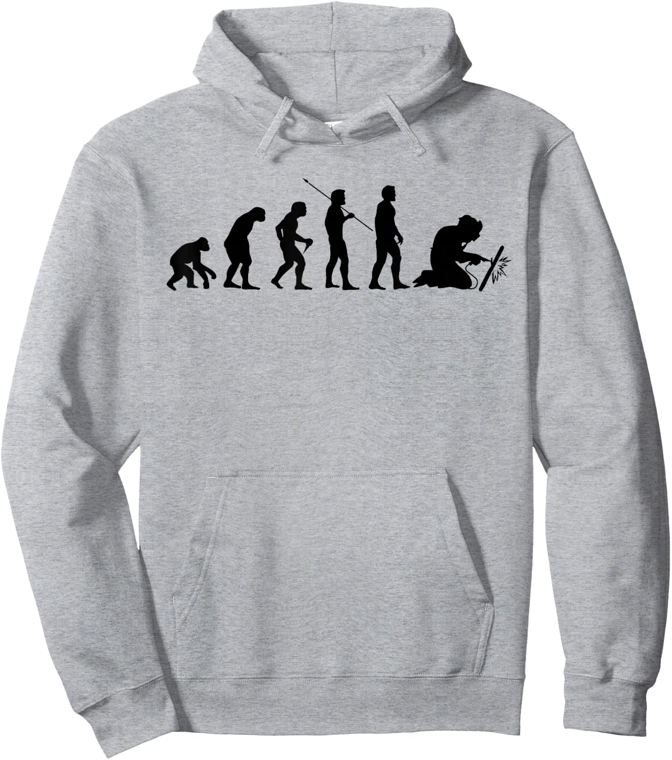 Welder Evolution Craftsman Welding Profession Gift Hoodie - Hoodie | Ash