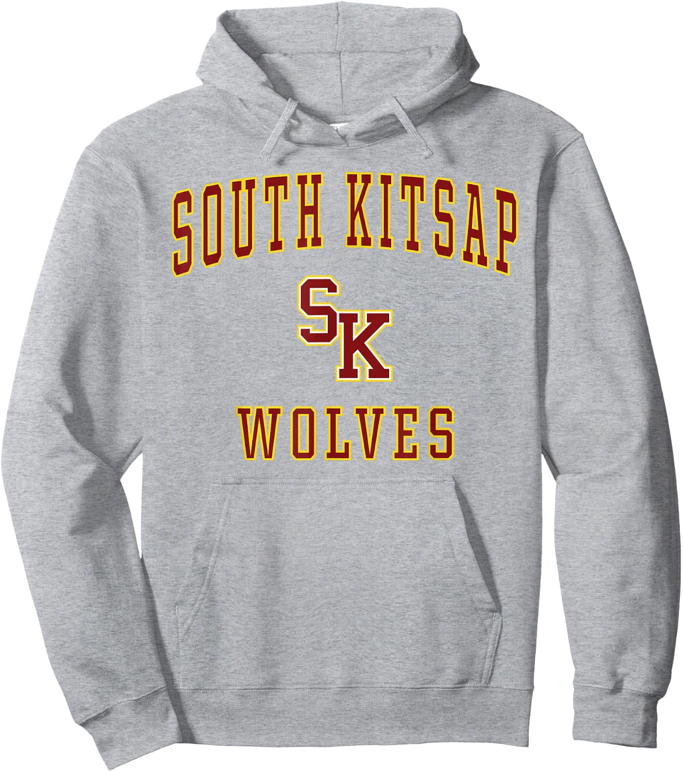 South Kitsap High School Wolves Hoodie - Hoodie | Ash