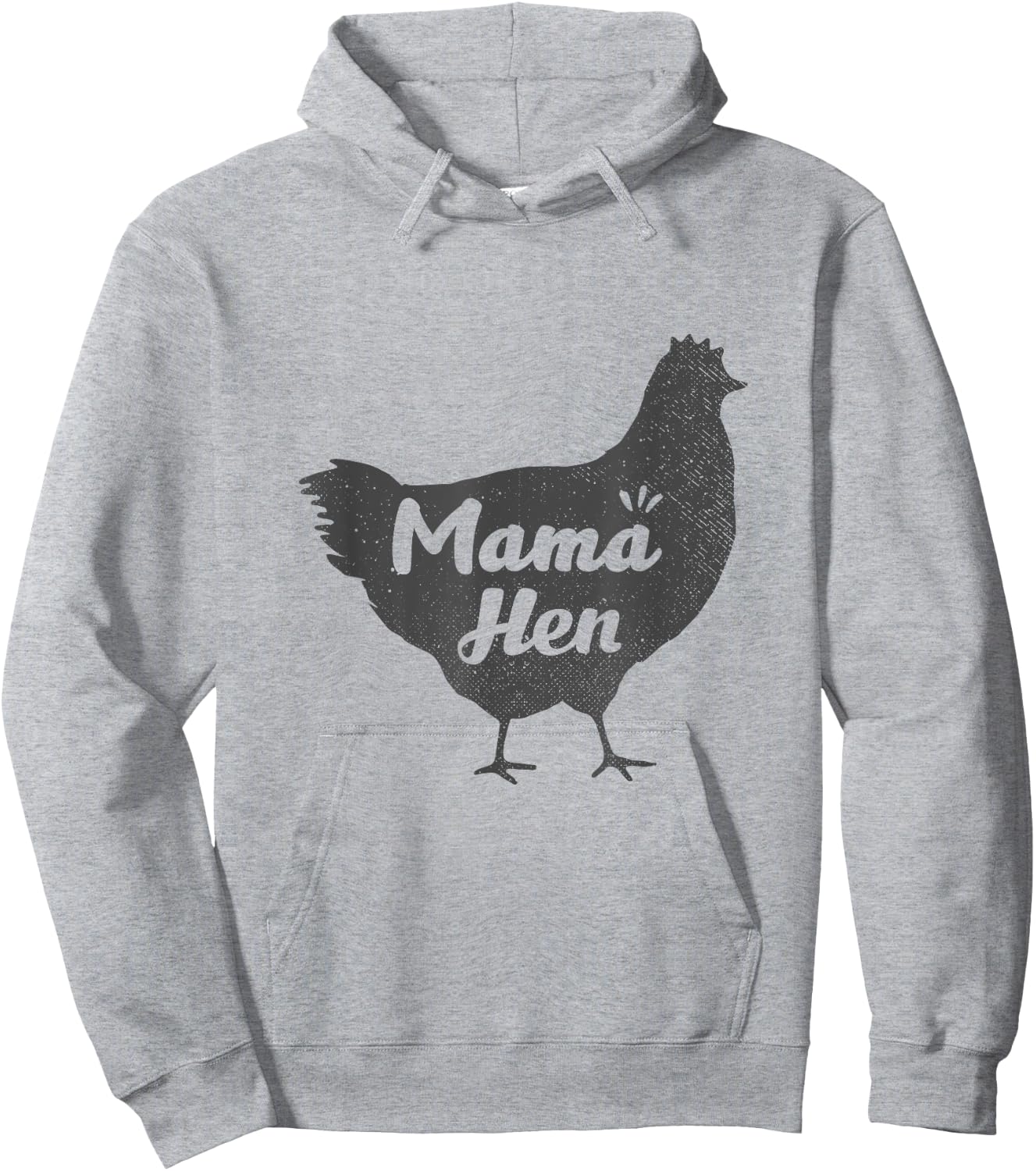 Mama Hen Outfit Retro Vintage Chicken Mom Breeder Women Hoodie - Hoodie | Ash