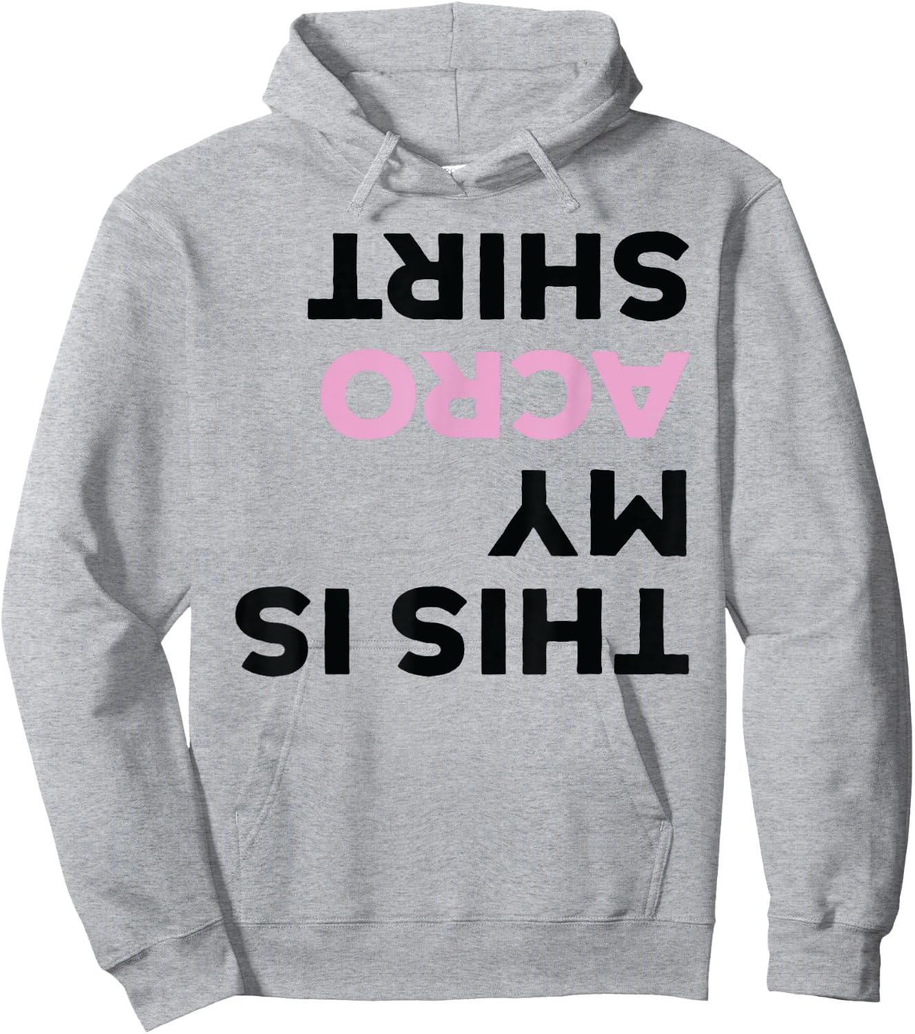 Funny Acro Yoga Retro Gymnastic This Is My Acrobatics Aerial Hoodie - Hoodie | Ash