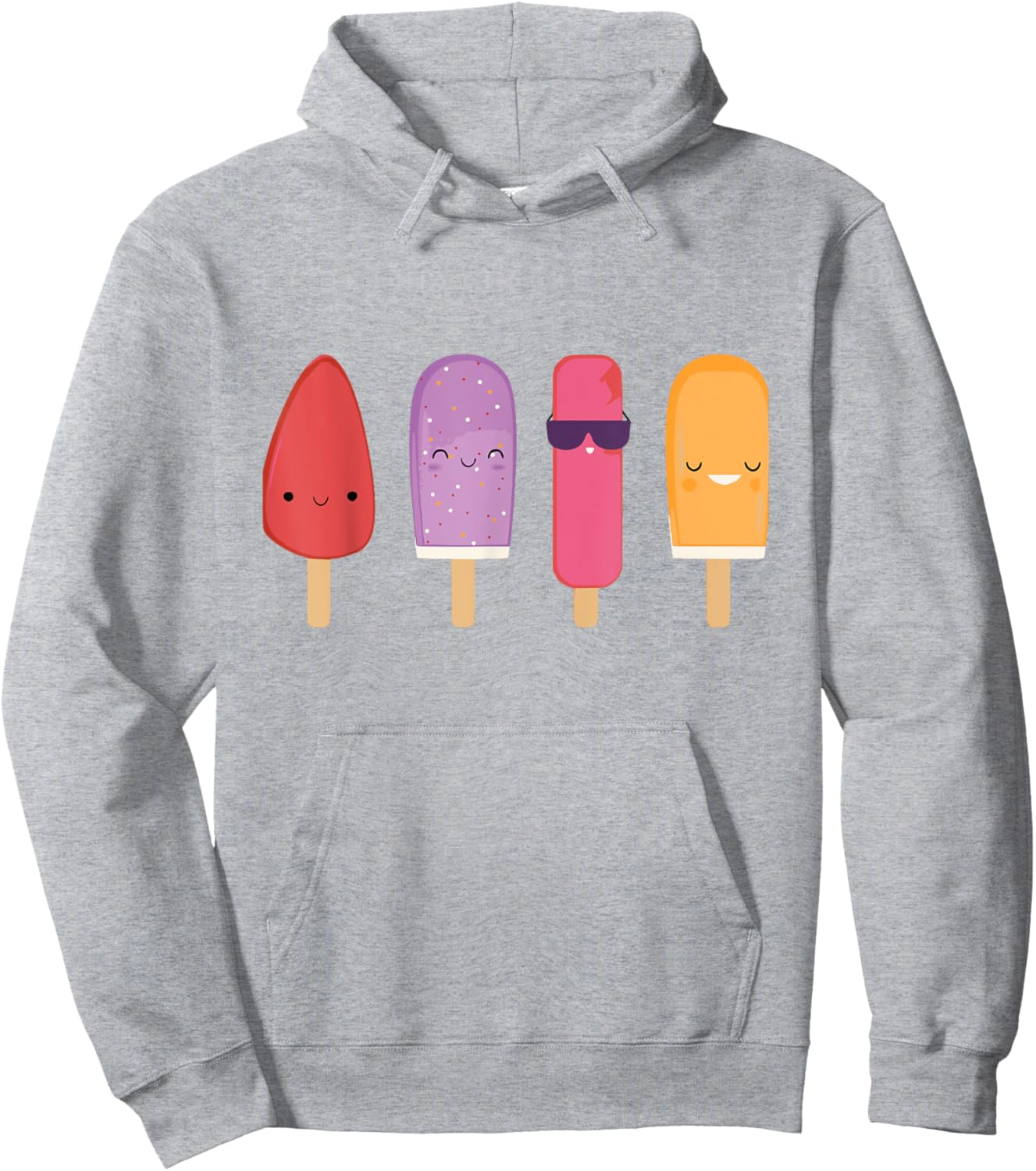 Funny Popsicle Summer Popsicle Hoodie - Hoodie | Ash