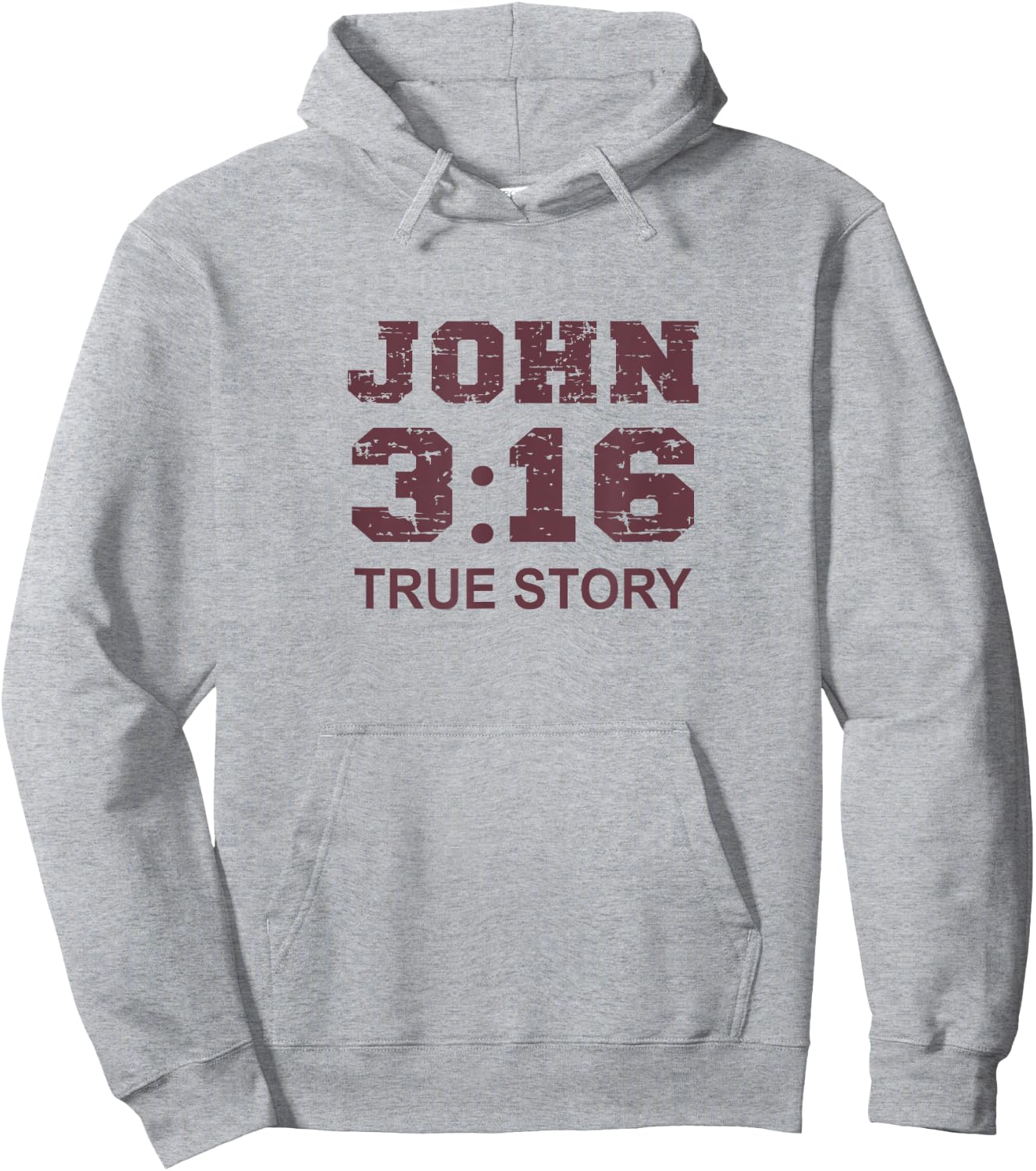 John 3 16 True Story, Faith, Bible Verse Christian women Hoodie - Hoodie | Ash
