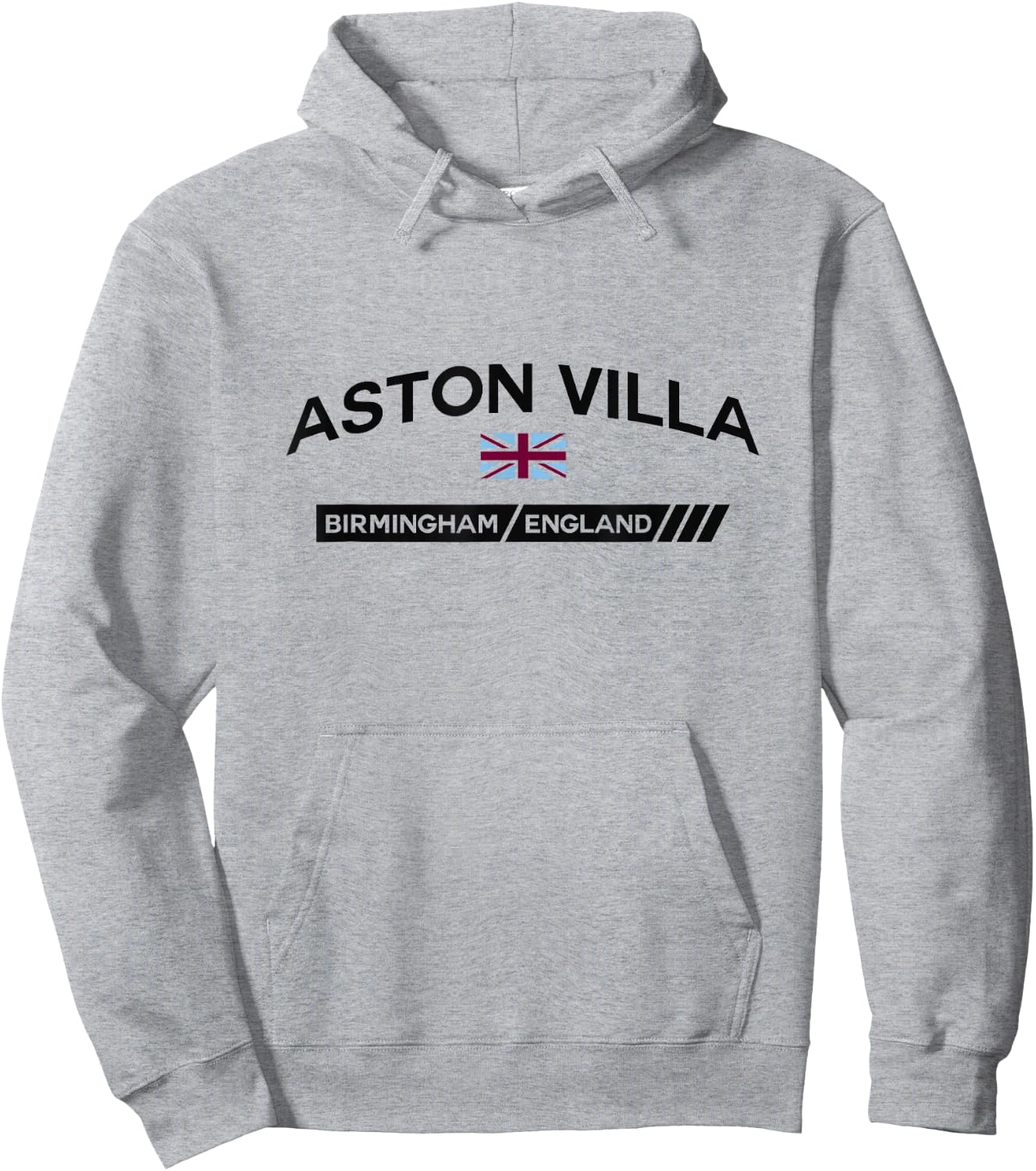 Aston Villa Town of Birmingham, England UK Hoodie - Hoodie | Ash