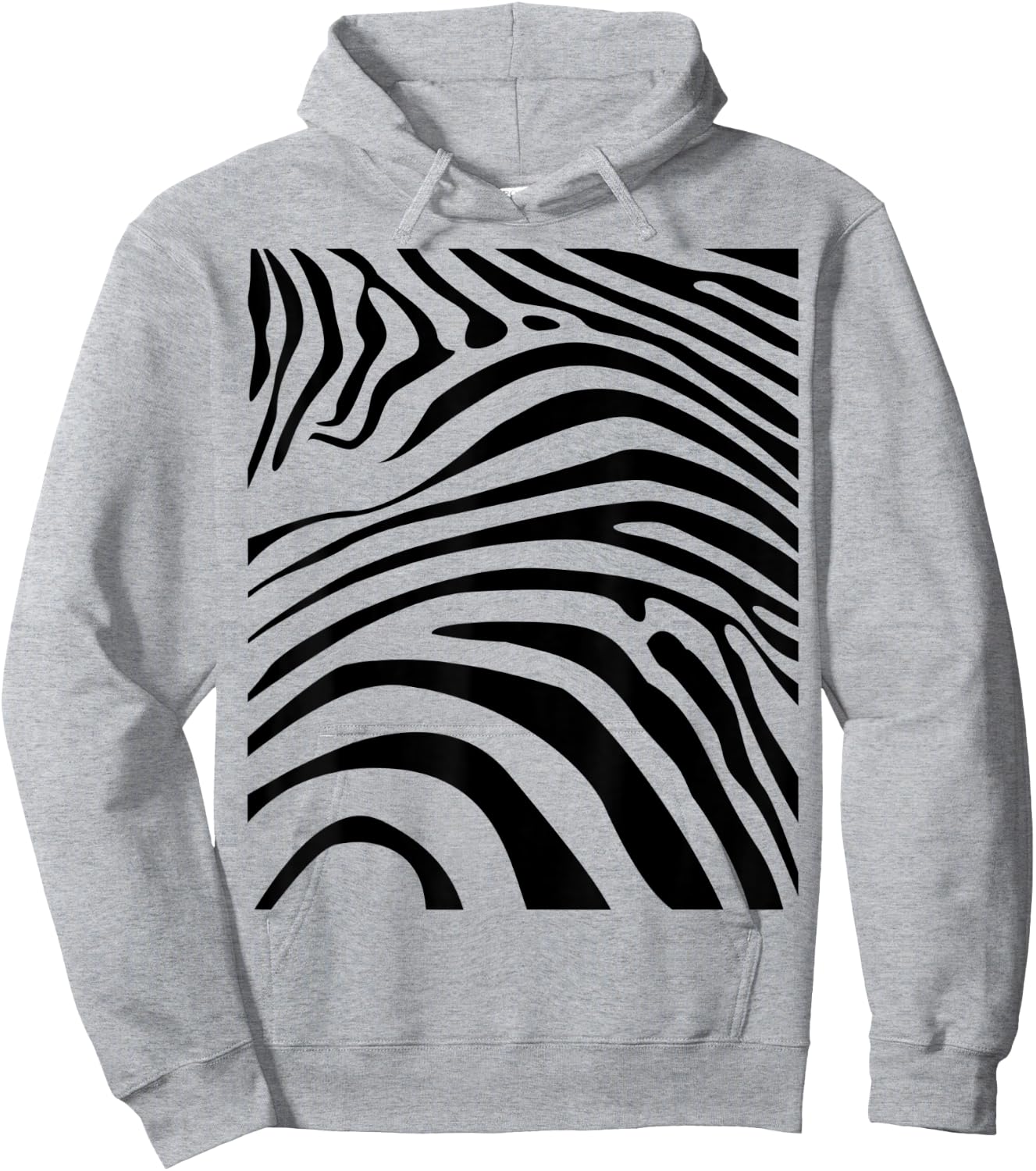 Zebra Print Simple Halloween Costume Gift Hoodie - Hoodie | Ash