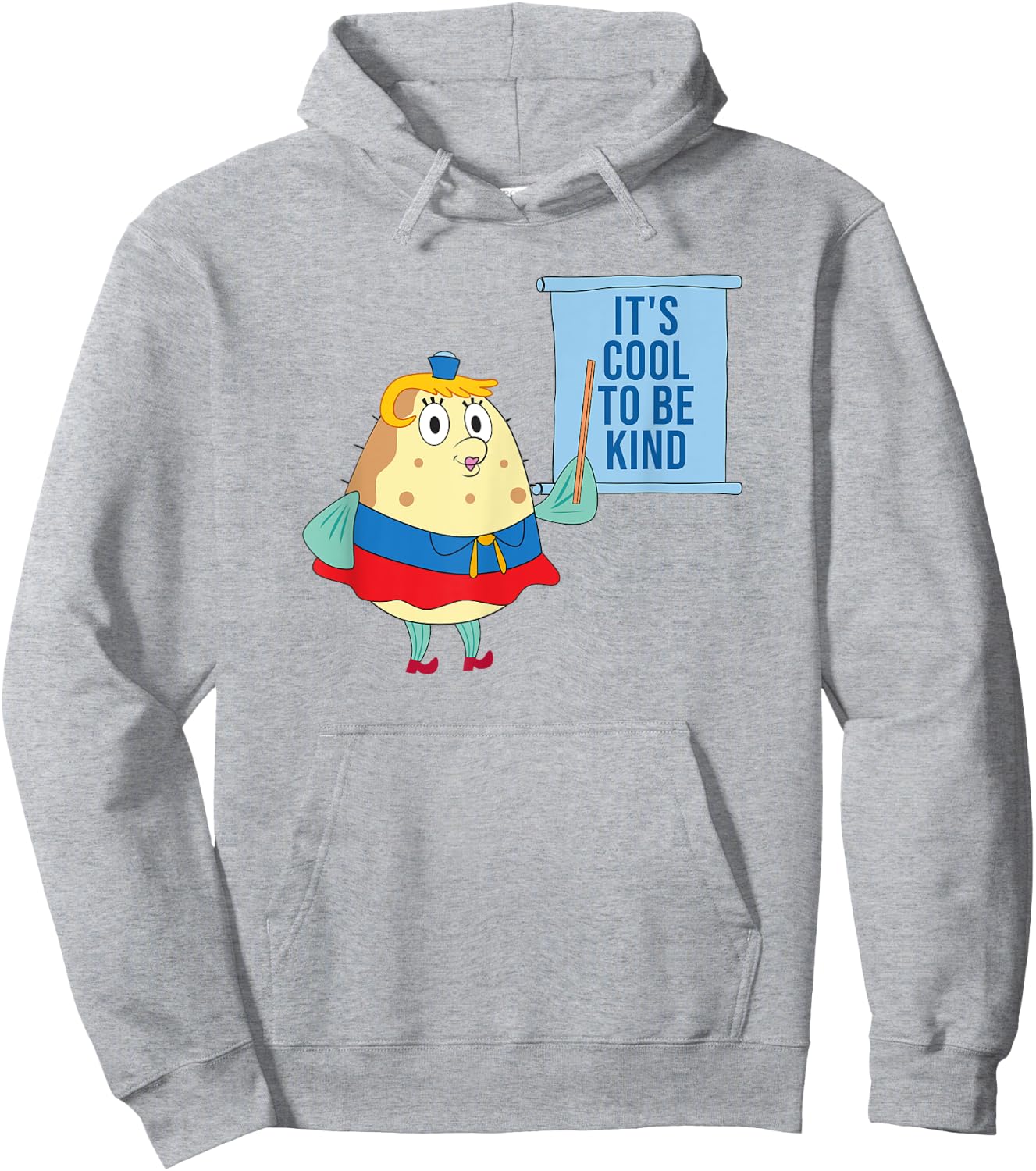 Mademark x SpongeBob SquarePants - Mrs. Puff - Kindness is Cool Hoodie - Hoodie | Ash